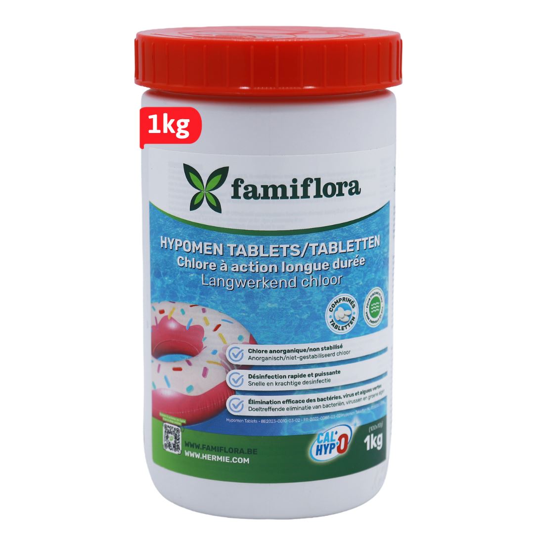 Langwerkend-anorganisch-chloor-1kg-10g-tabs-100x10g-niet-gestabiliseerd-chloor