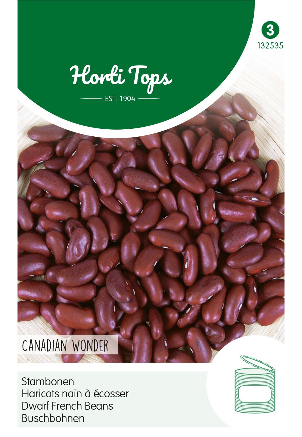 Stem beans Canadian Wonder - Kidney beans - 15 grams