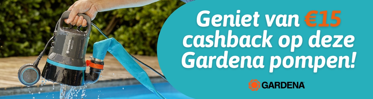 gardena cashback pompen