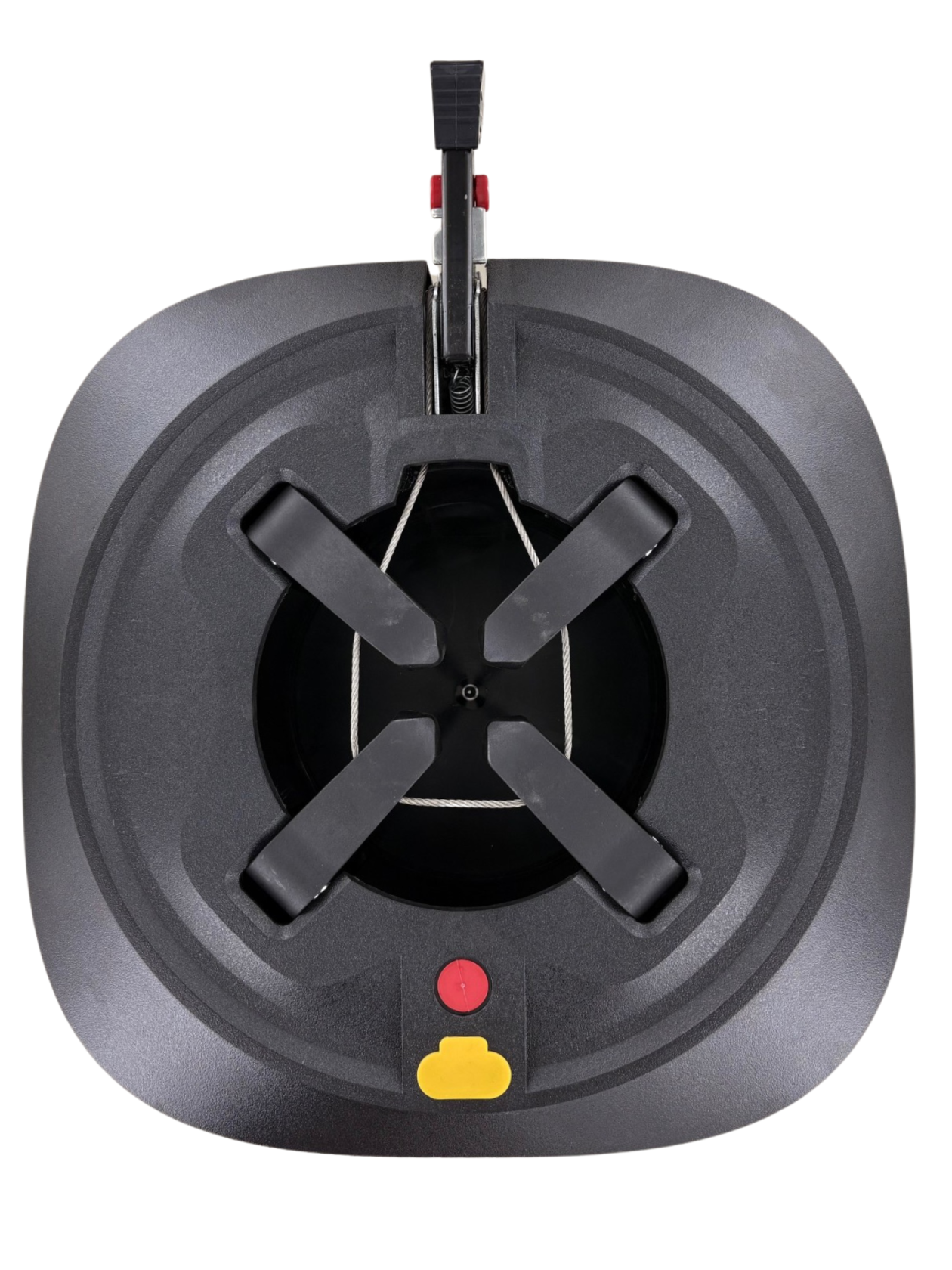 Famiflora Pied de sapin Easy Grip à pédale - Anthracite - convient aux sapins de Noël jusqu'à 280 cm - avec réservoir d'eau