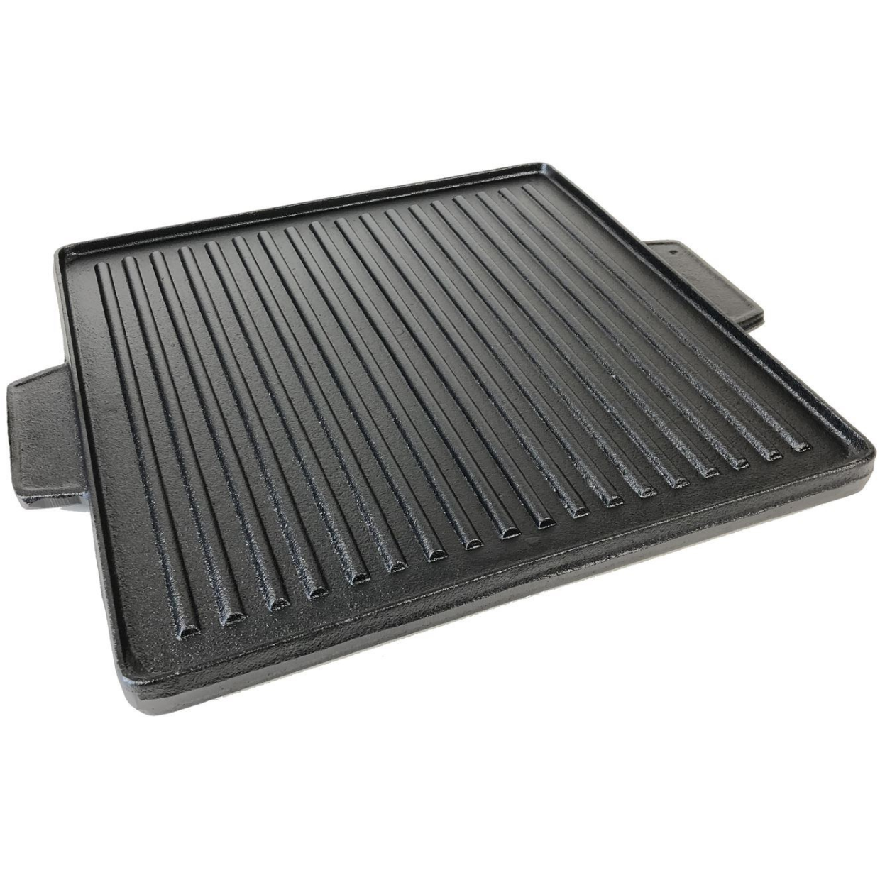 Famiflora Universal cast iron contact plate - baking sheet - griddle - grill rack 38x38cm