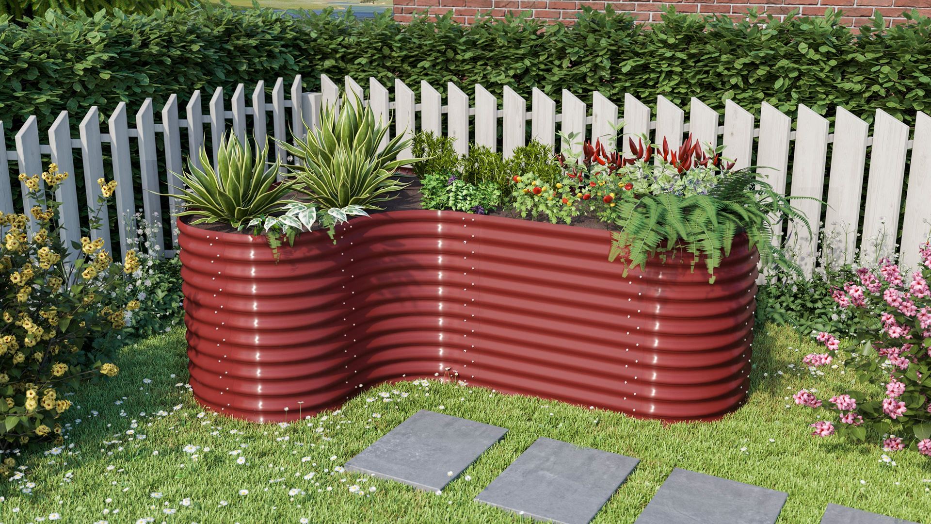 Uitbreiding-Curve-858-robijnrood-H85-8-cm