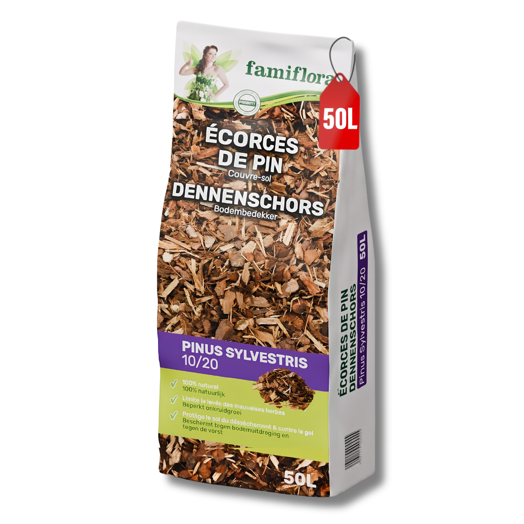 Famiflora écorces de pin Pinus sylvestris  - 10/20 mm - 50 L