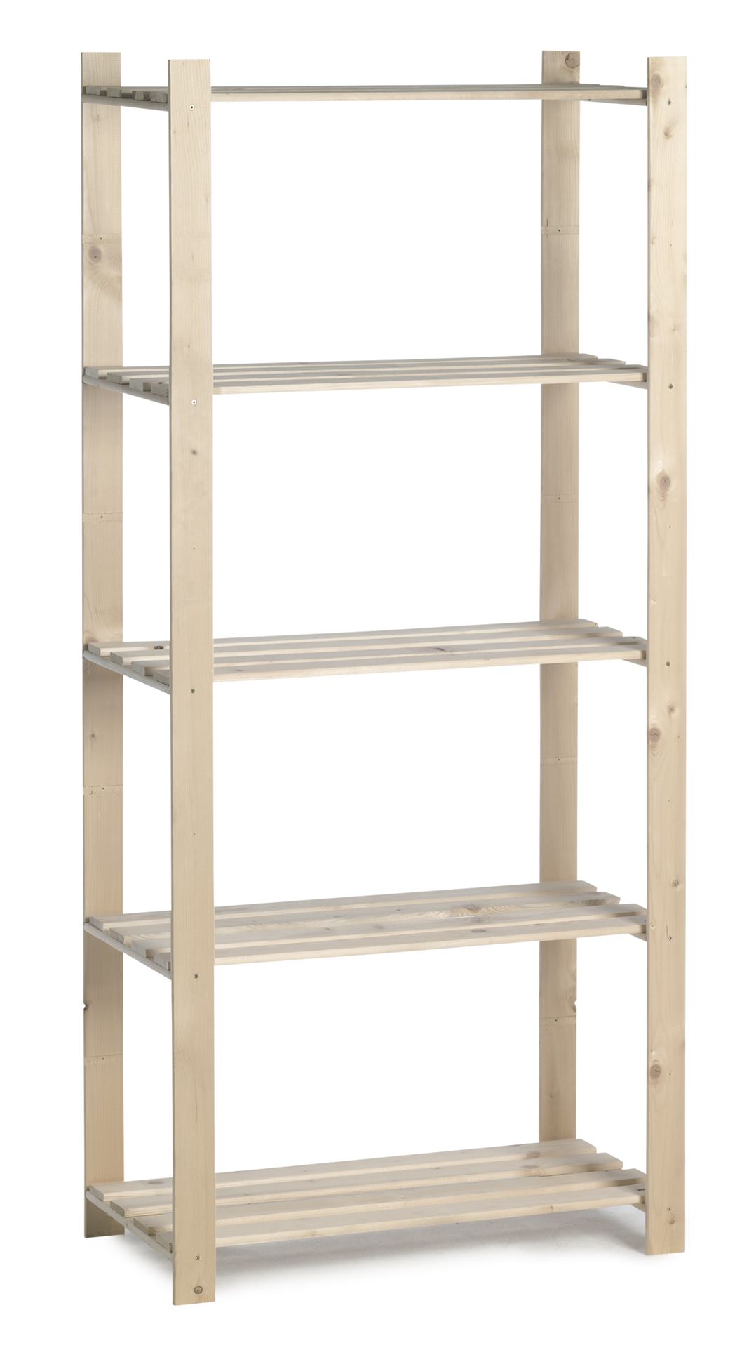 Practo Home opbergrek met 5 legborden - Max. 75KG - Enkel - 175x80x40cm