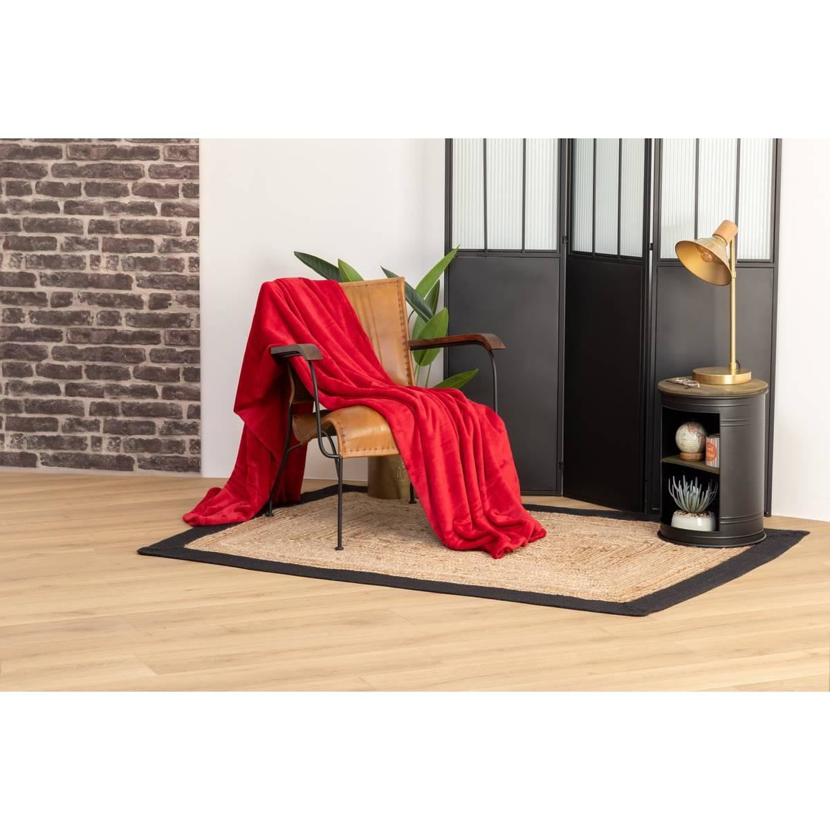 Plaid-180x230cm-rood