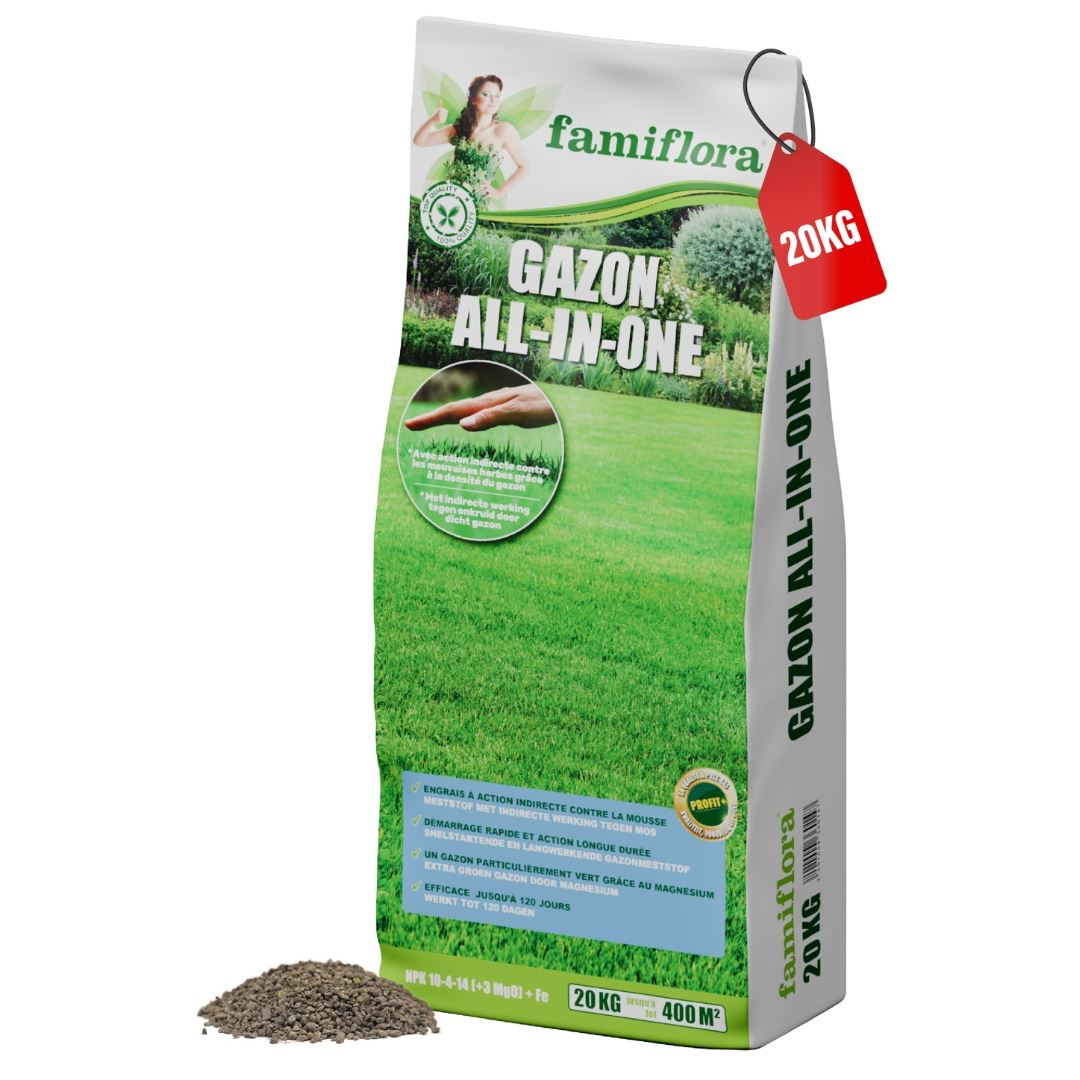 Famiflora lawn fertilizer 20 kg for 400m² - All-in-One