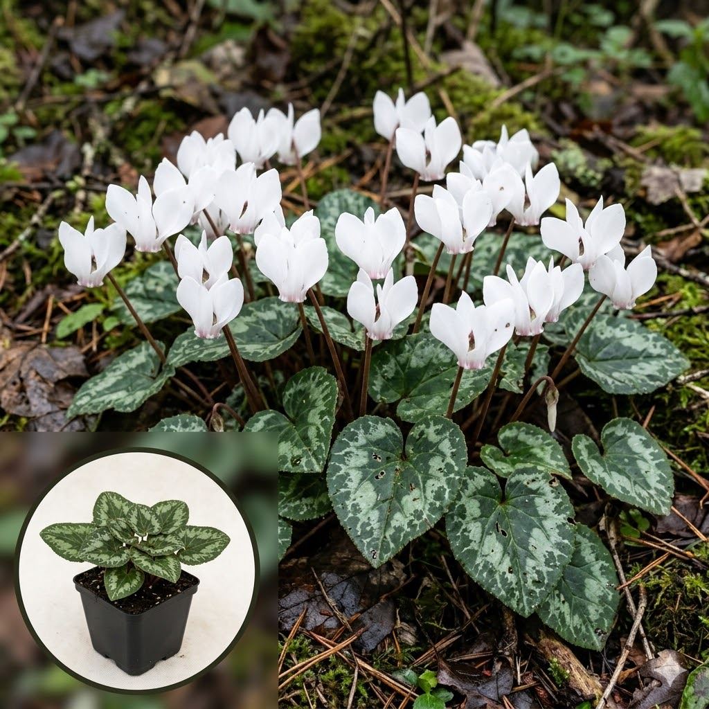Cyclamen-hederifolium-White-Pearls-pot-9x9-cm