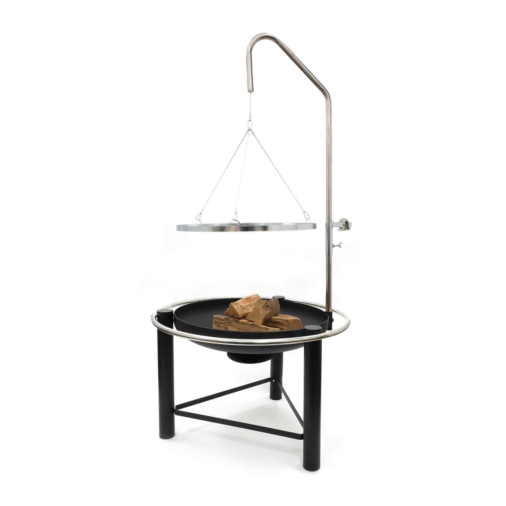 PENDAL-vuurkorf-met-swing-grill