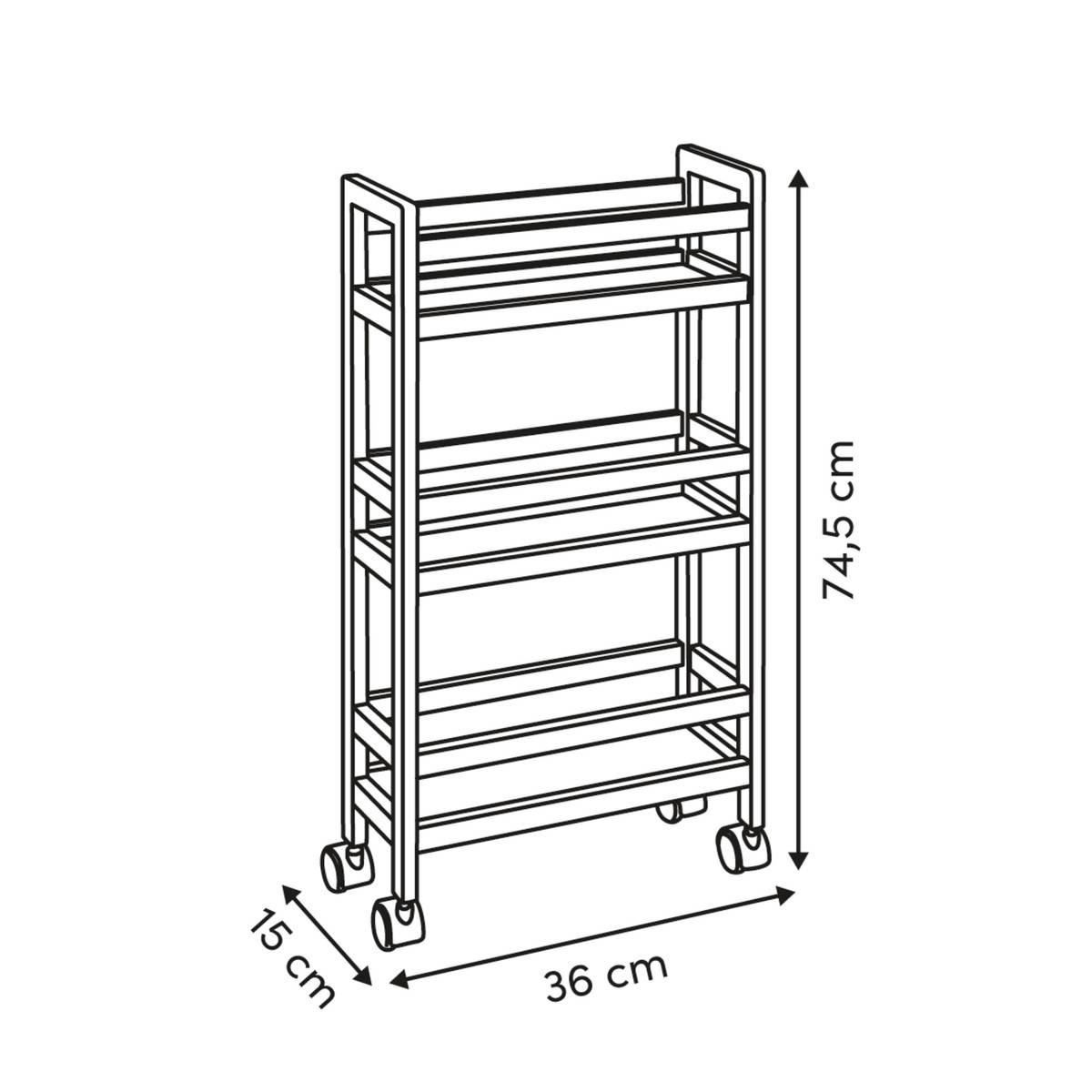 Keukentrolley-dressoir-met-kleine-wieltjes-van-bamboe-3-laags