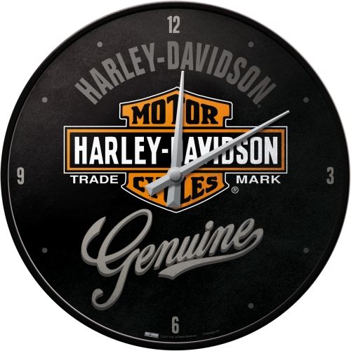 wall-clock-harley-davidson-genuine-D31cm