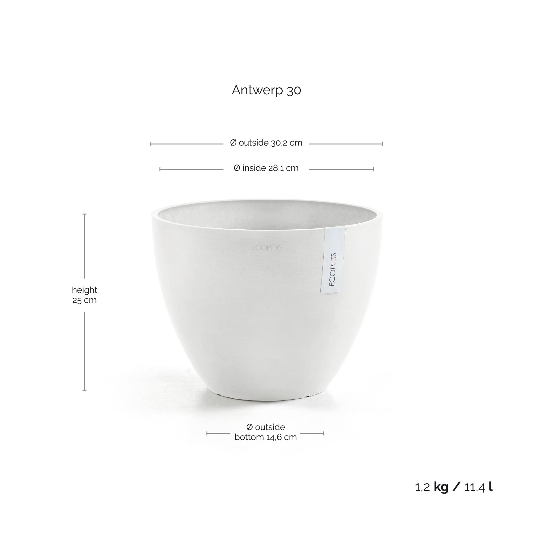 ecopots-Antwerp-Pure-White-30-cm-H25-5-cm