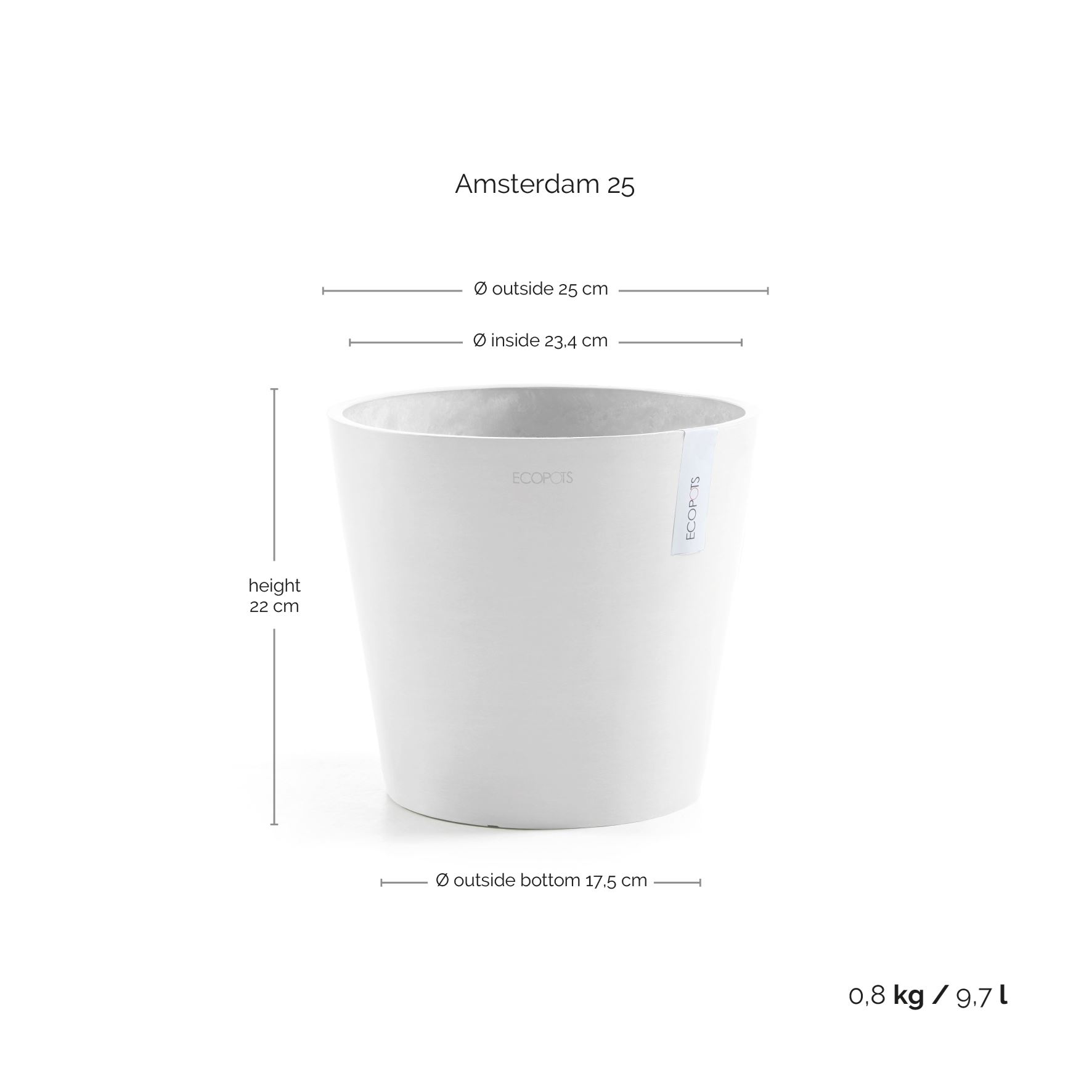 Ecopots-amsterdam-pure-white-25-cm-H24-5-cm