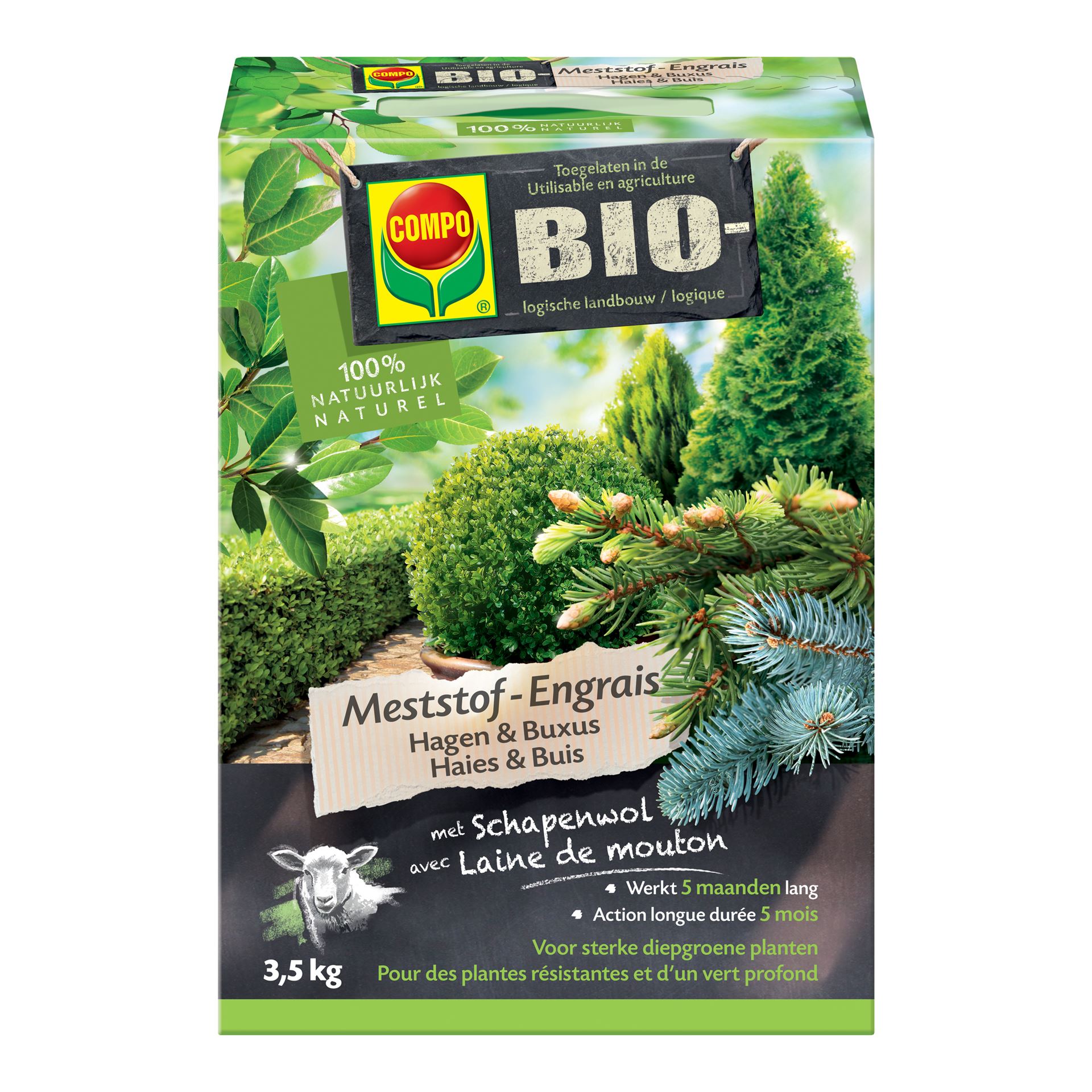 Compo-bio-meststof-hagen-buxus-3-5kg