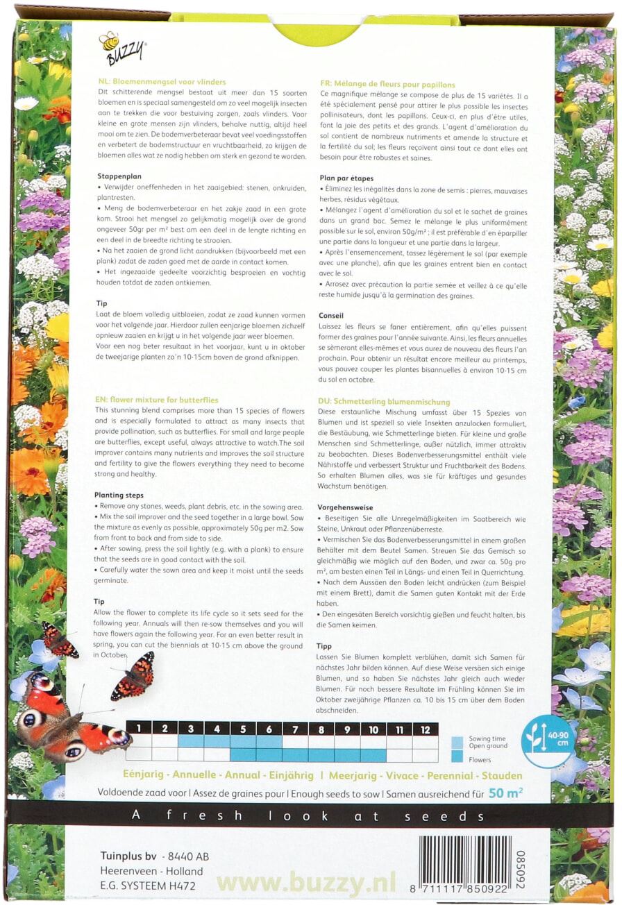 Buzzy-Friendly-Flowers-XL-Vlinders-laag-50m-