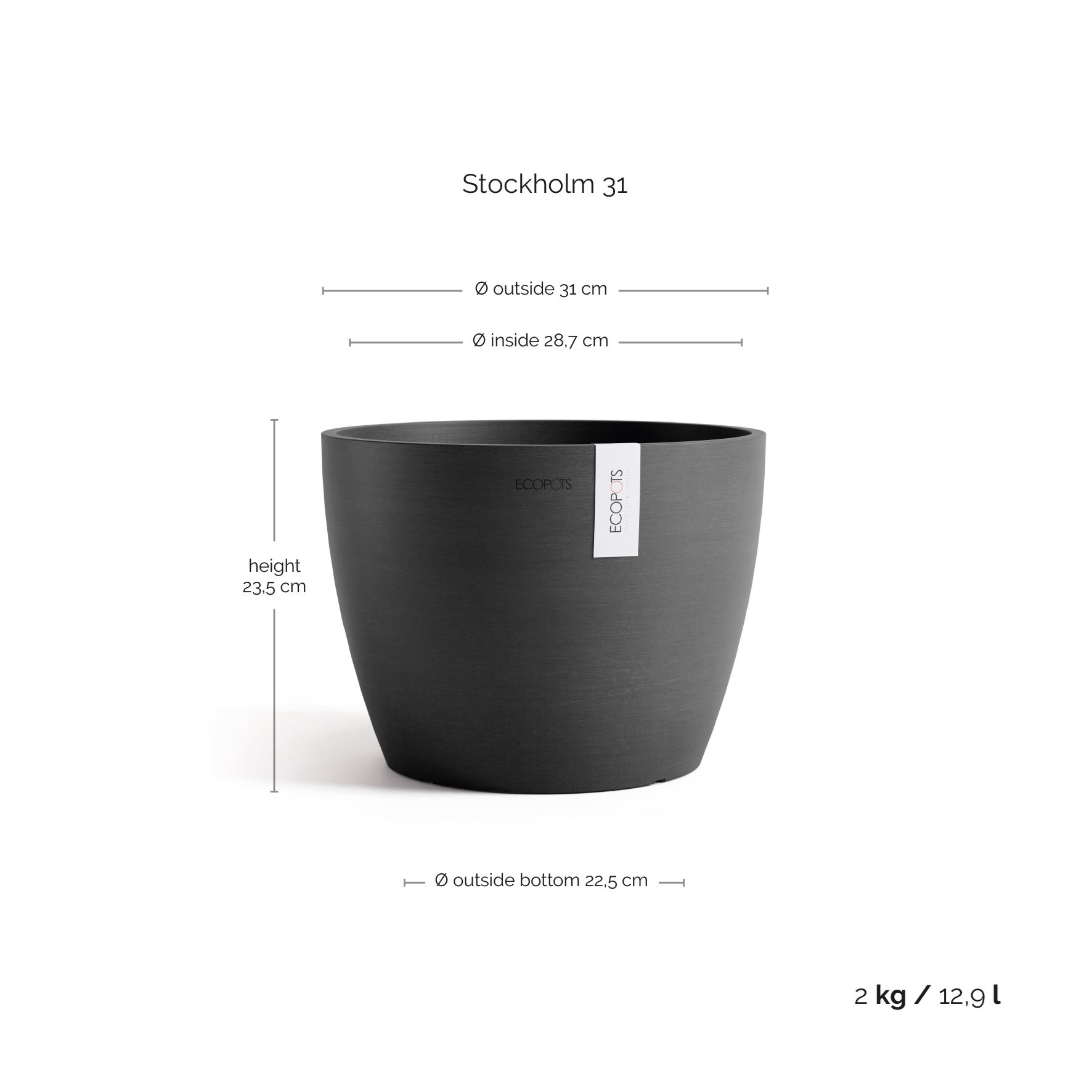 Ecopots-stockholm-dark-grey-31cm