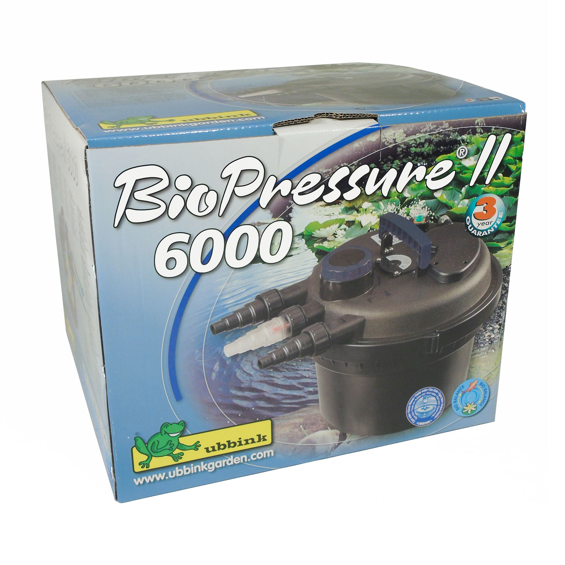 BioPressure-II-6000-druckfilter-Uvc-9w-slibafvoerkraan-1x-filtermatten-blauw-10-ppi-H3-7-x-24-5-cm-2