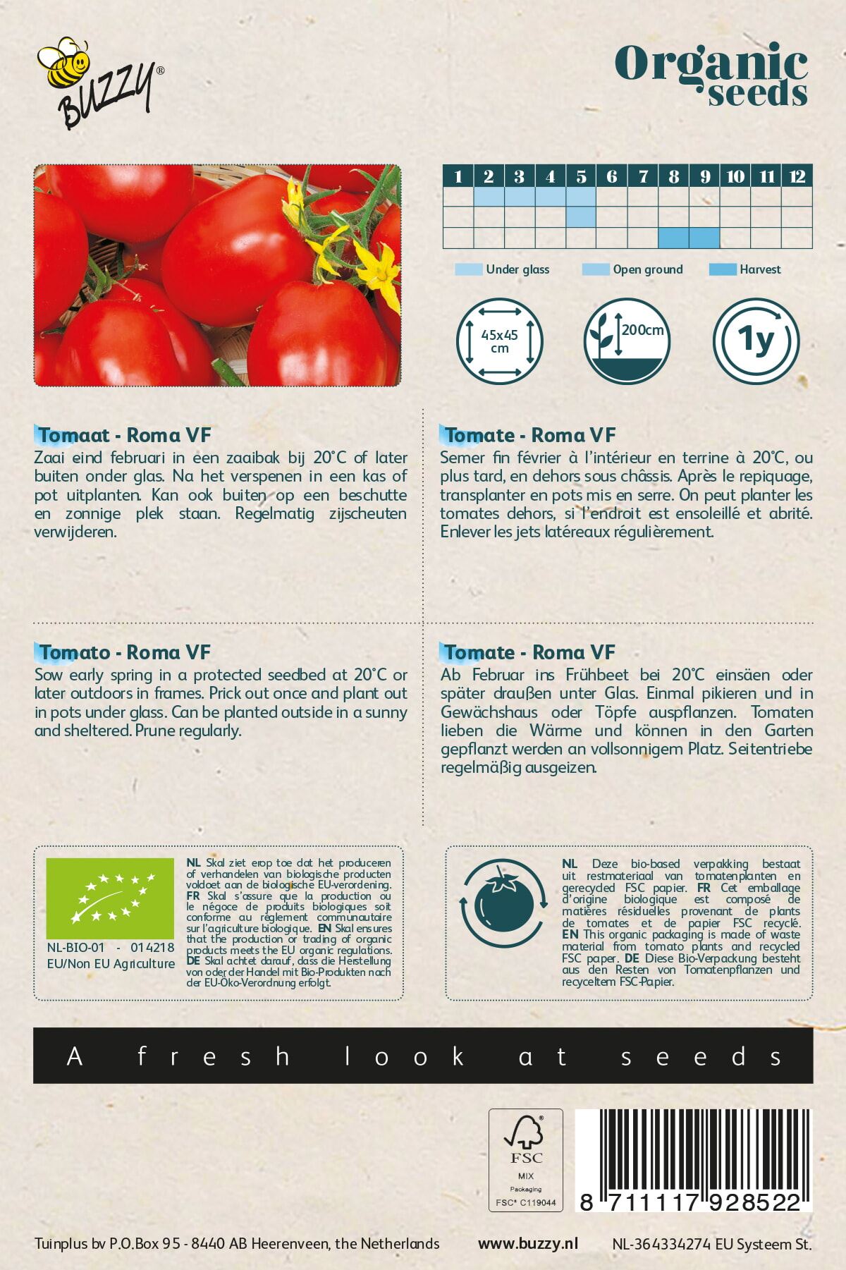 Bio-Tomaten-Roma