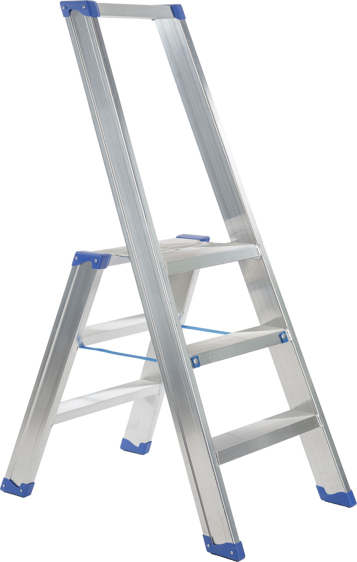 Escalo sparta aluminum - Industrial aluminum stepladder with bracket - 3 steps Ind-Trapladder-sparta-3tr-Met-beugel