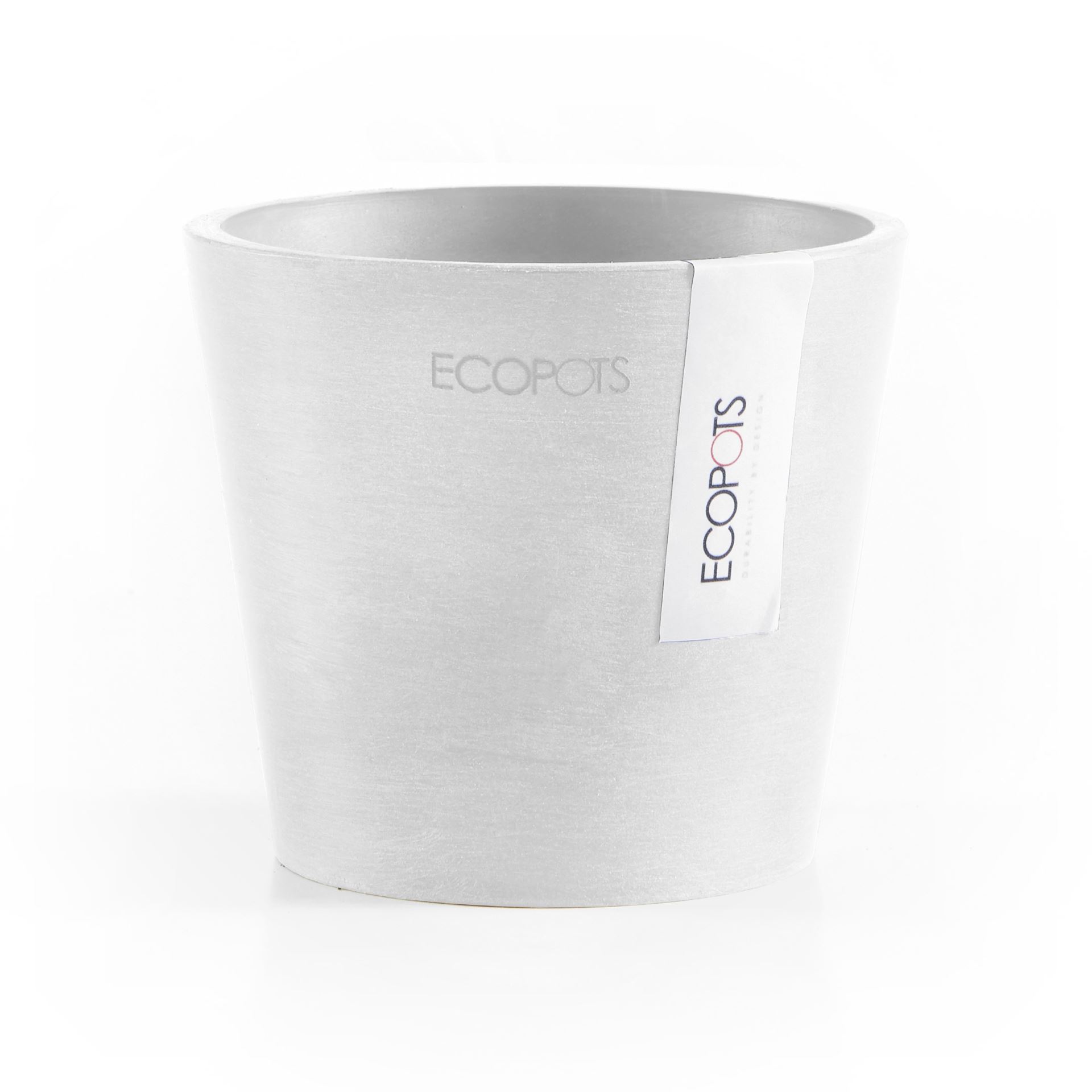 Ecopots-amsterdam-mini-pure-white-10-5-cm-H9-2-cm