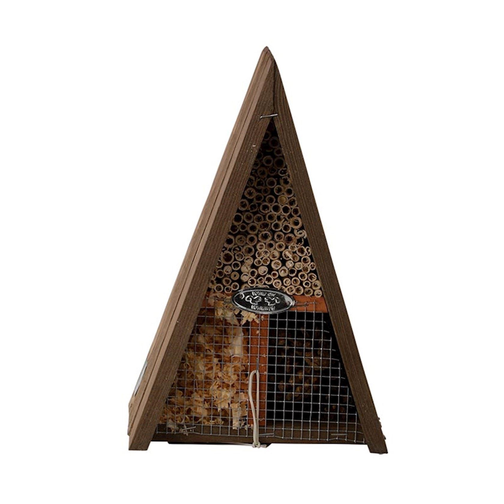 Esschert Design driehoekig insectenhotel