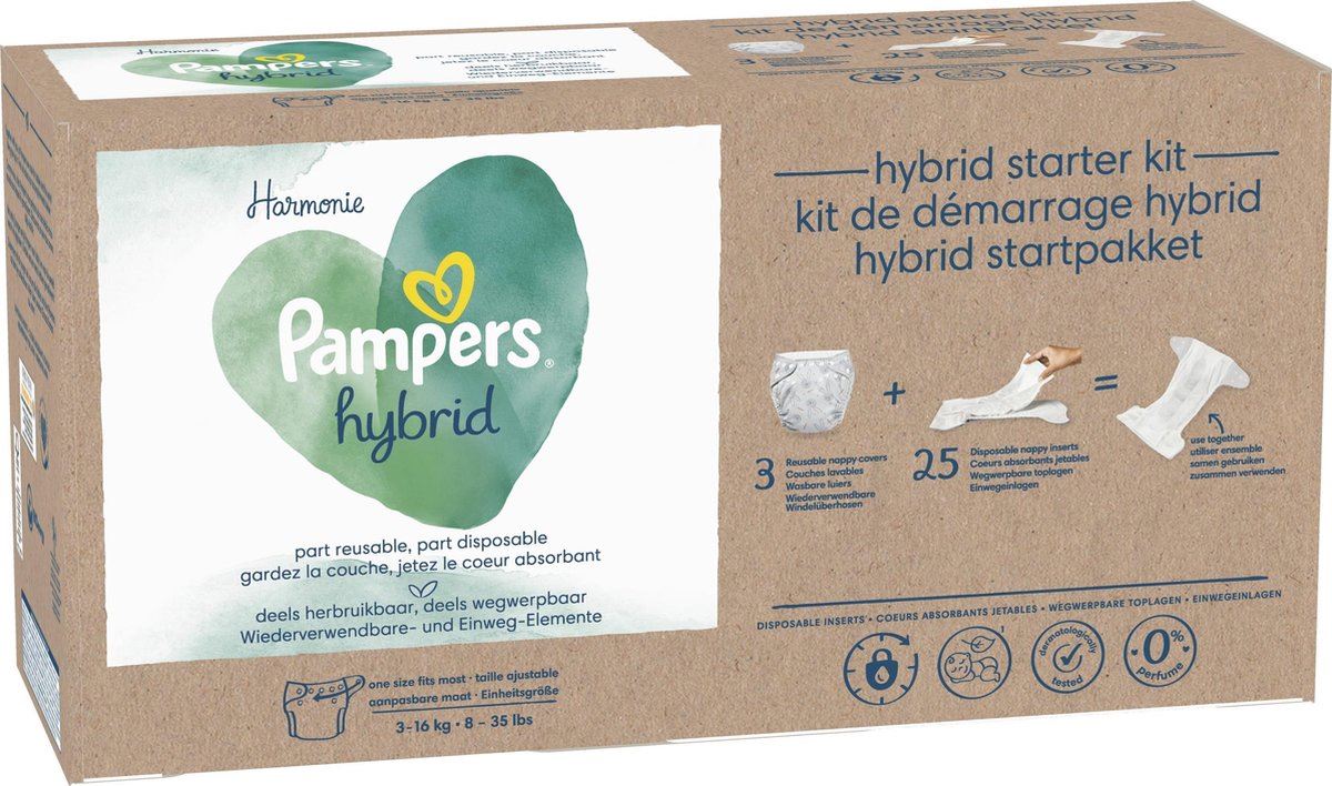 Pampers-Harmonie-Hybrid-Startpakket-Wasbare-Luiers-Voor-Baby-s