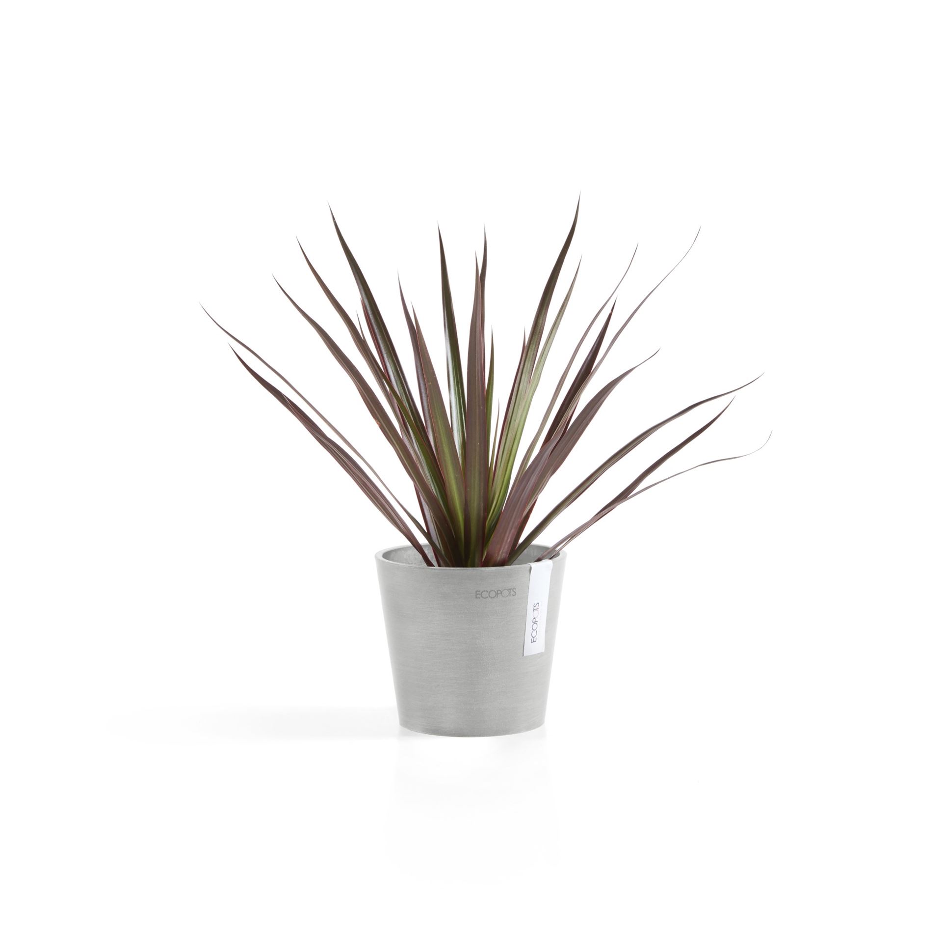 Ecopots-amsterdam-mini-white-grey-13-cm-H11-4-cm