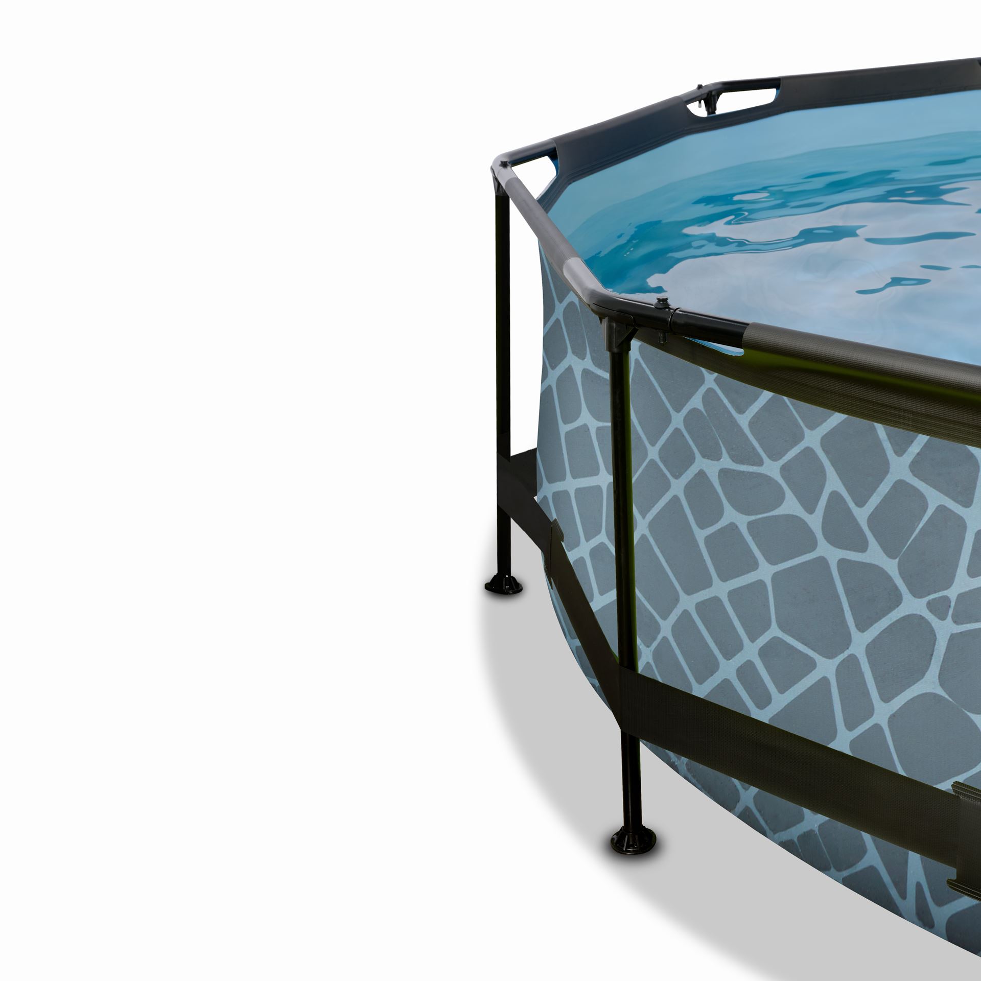 EXIT-Stone-zwembad-300x76cm-met-filterpomp-grijs