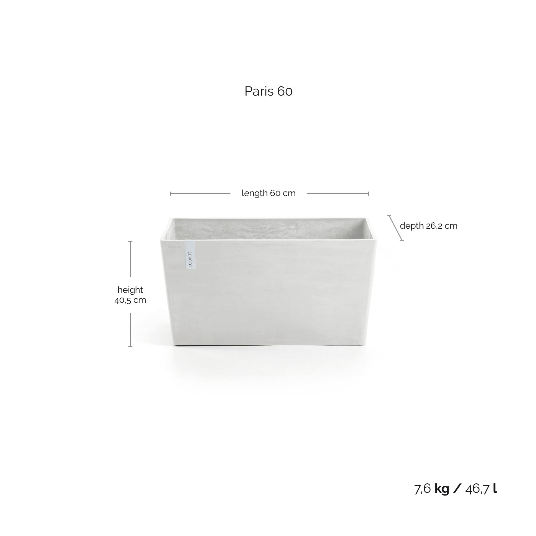 ecopots-Paris-Pure-White-LBH-26x60x40-cm