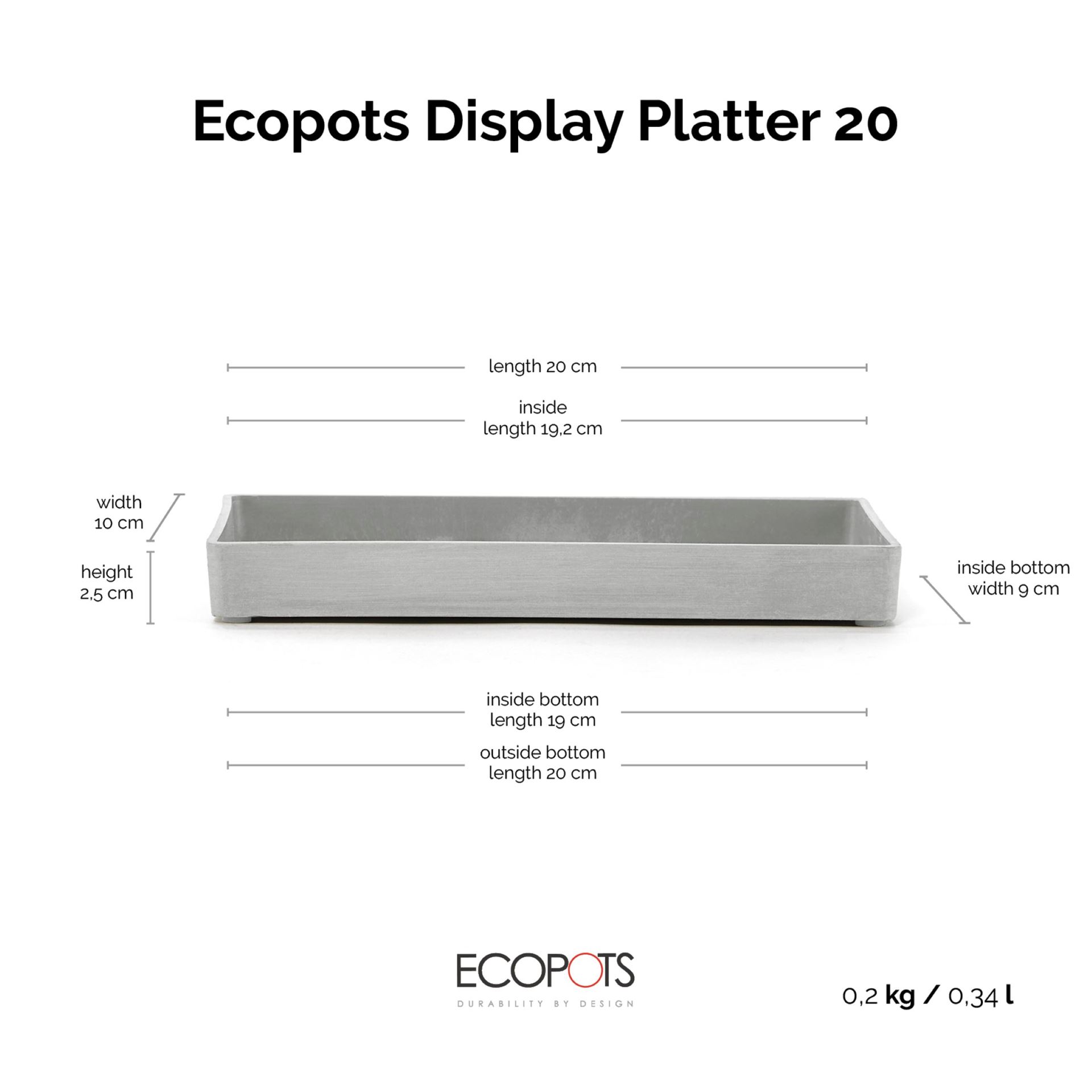 Ecopots-display-platter-white-grey-20-LBH-20x10x2-5-cm
