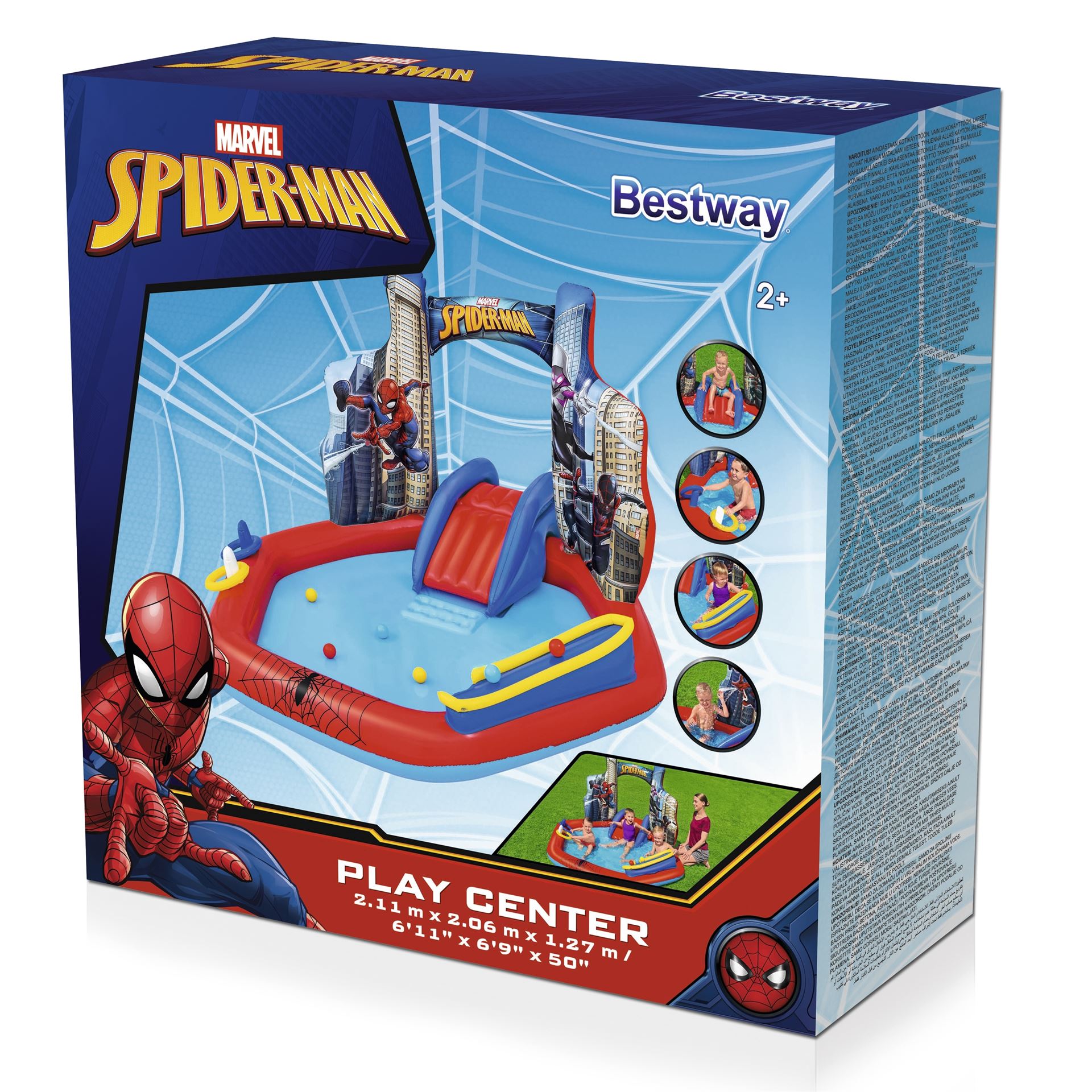 Spiderman-opblaasbaar-kinderzwembad-ballenbad-211x206x127cm-playcenter