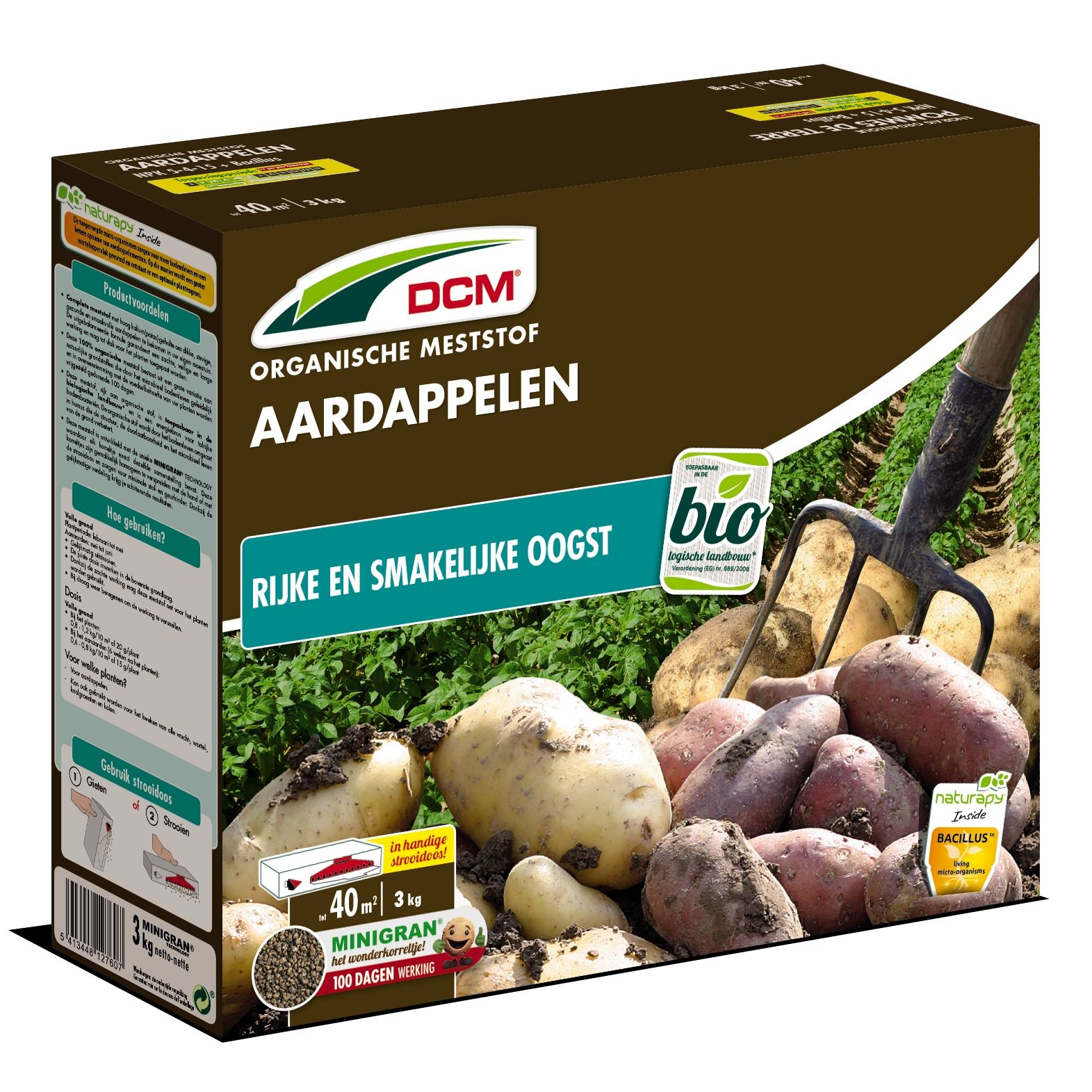 DCM meststof voor aardappelen – 3 kg – voor 40 m² – bio