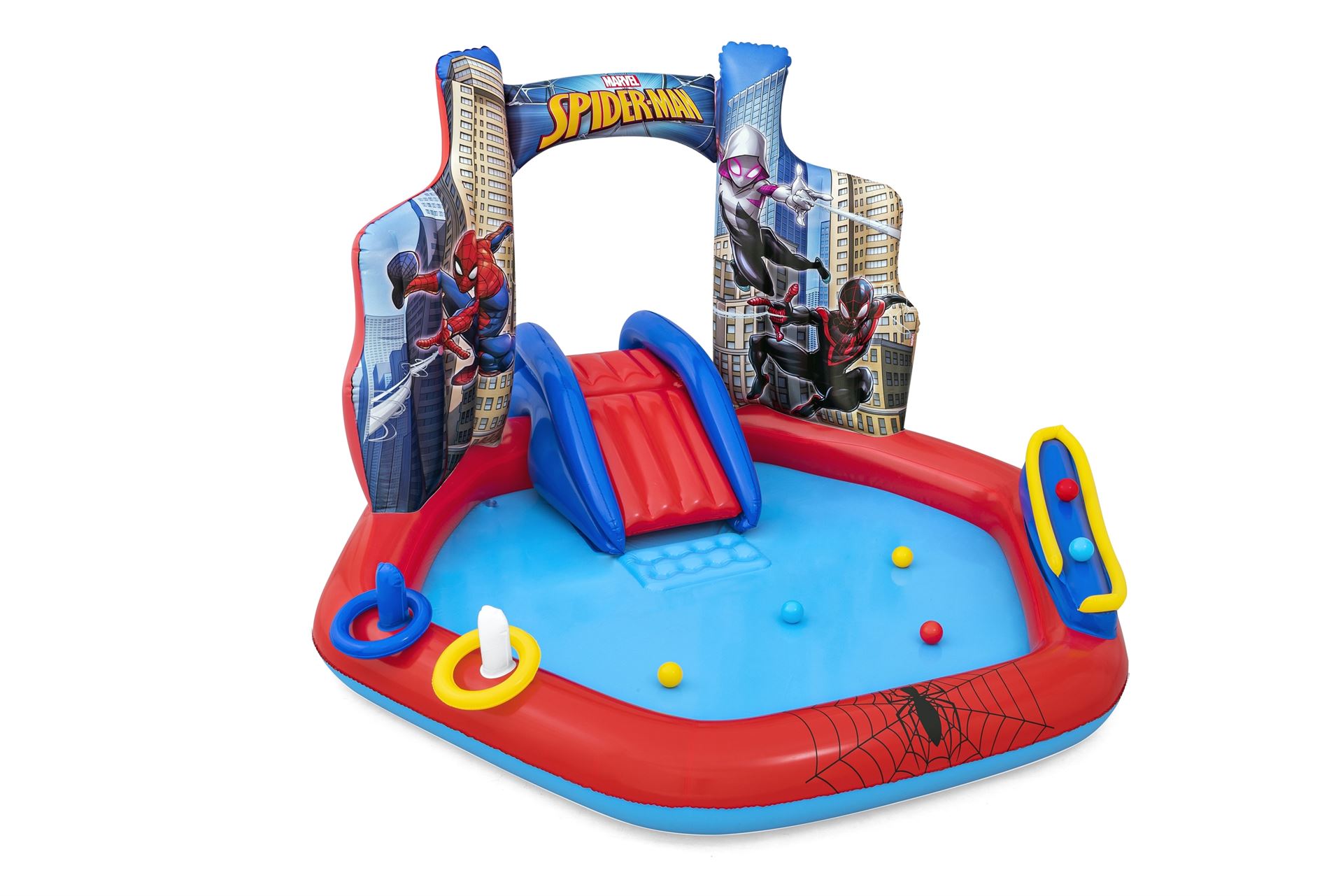 Spiderman-opblaasbaar-kinderzwembad-ballenbad-211x206x127cm-playcenter