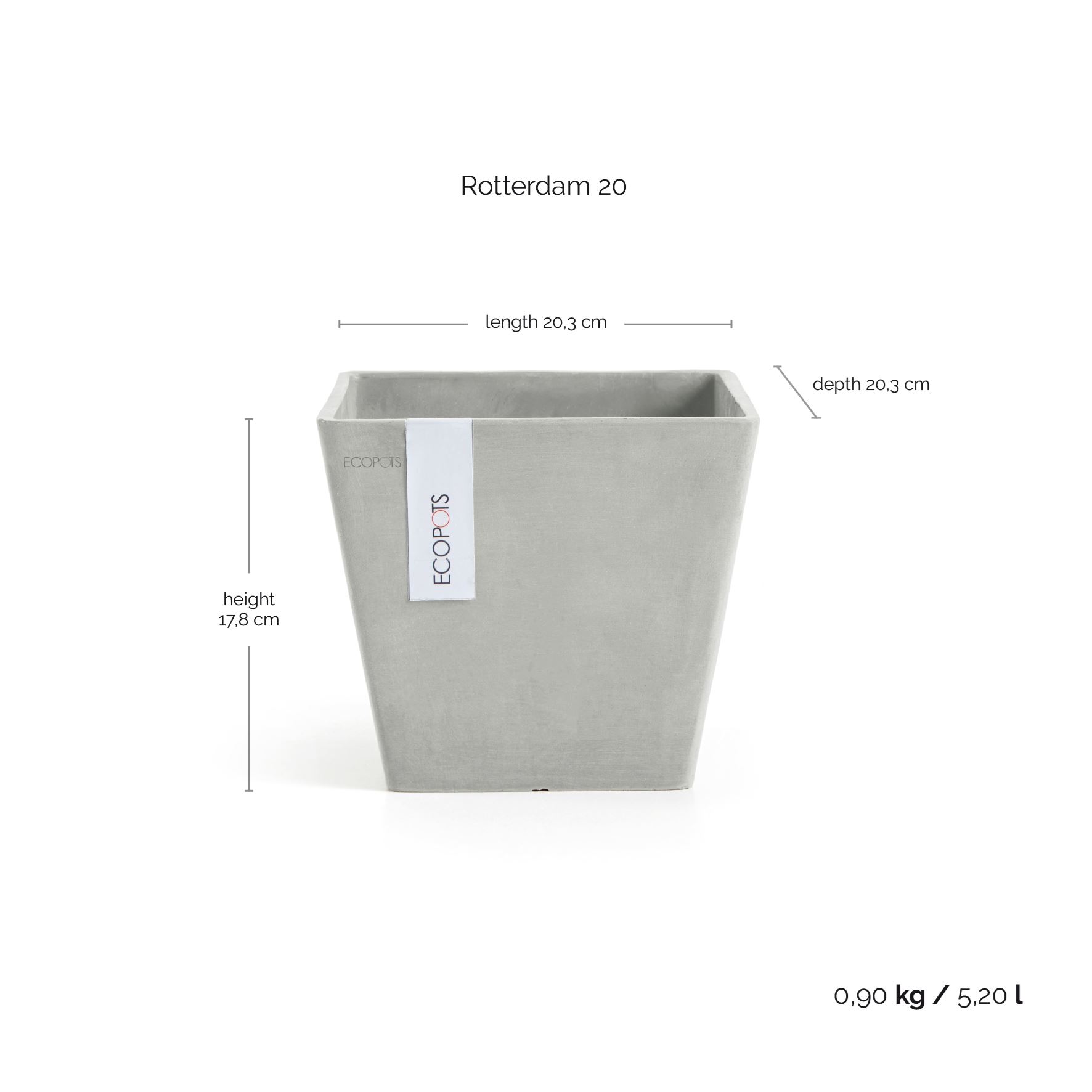 Ecopots-rotterdam-white-grey-LBH-20x20x17-5-cm