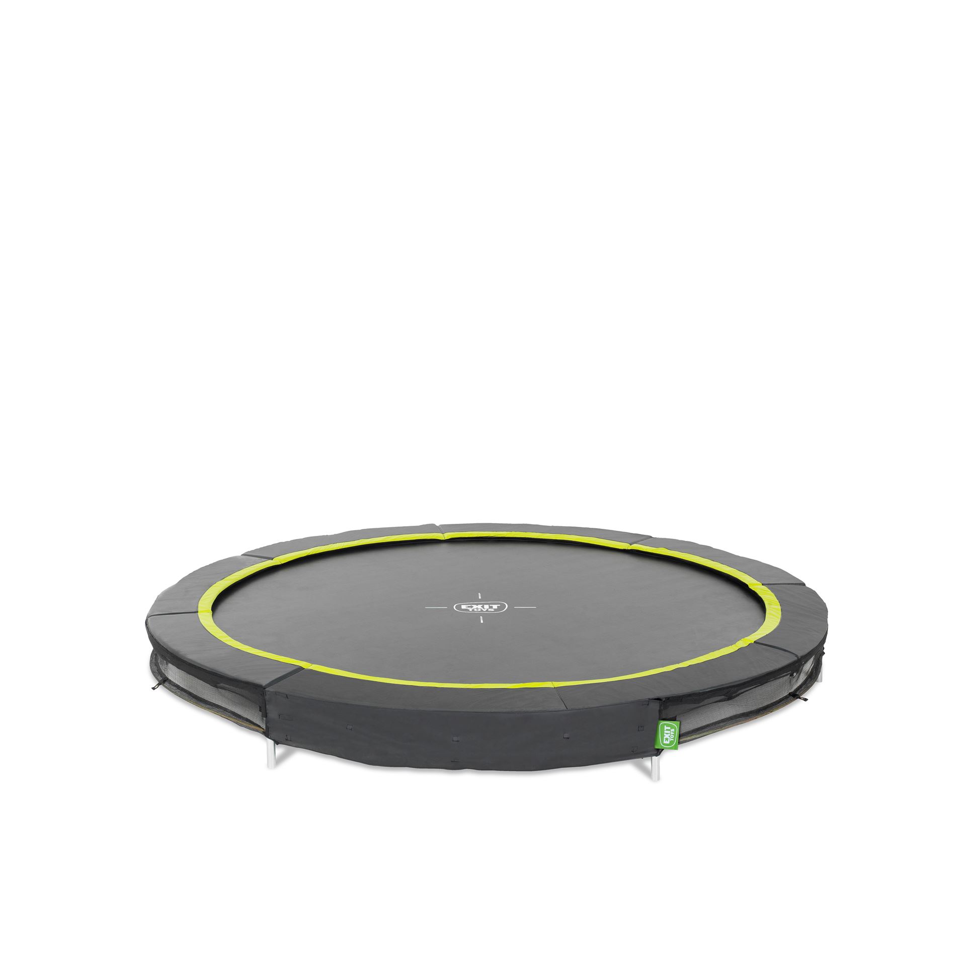 EXIT Silhouette trampoline sportif enterré ø244cm - noir
