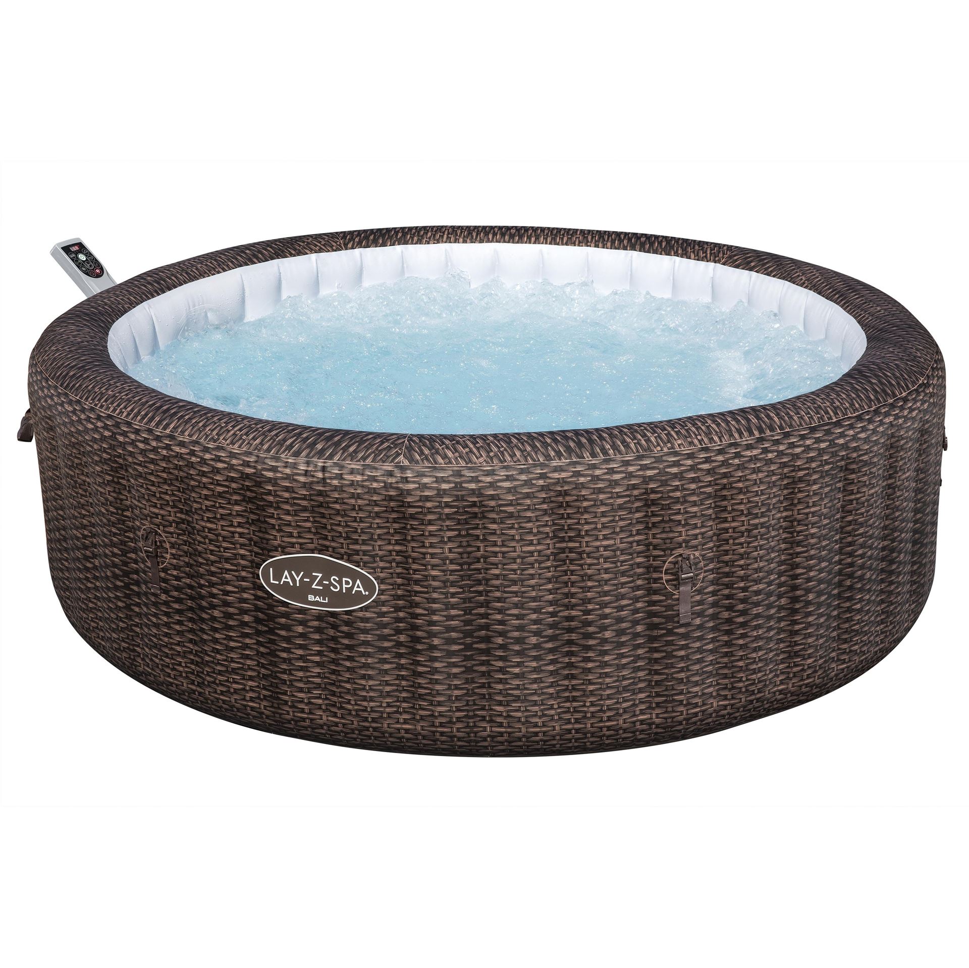 Lay-Z-Spa2-16mx71cm-Bali-MaxHold-EnergySense-UltraFit-Smart-AirJet-7-Brown-Rattan-Round