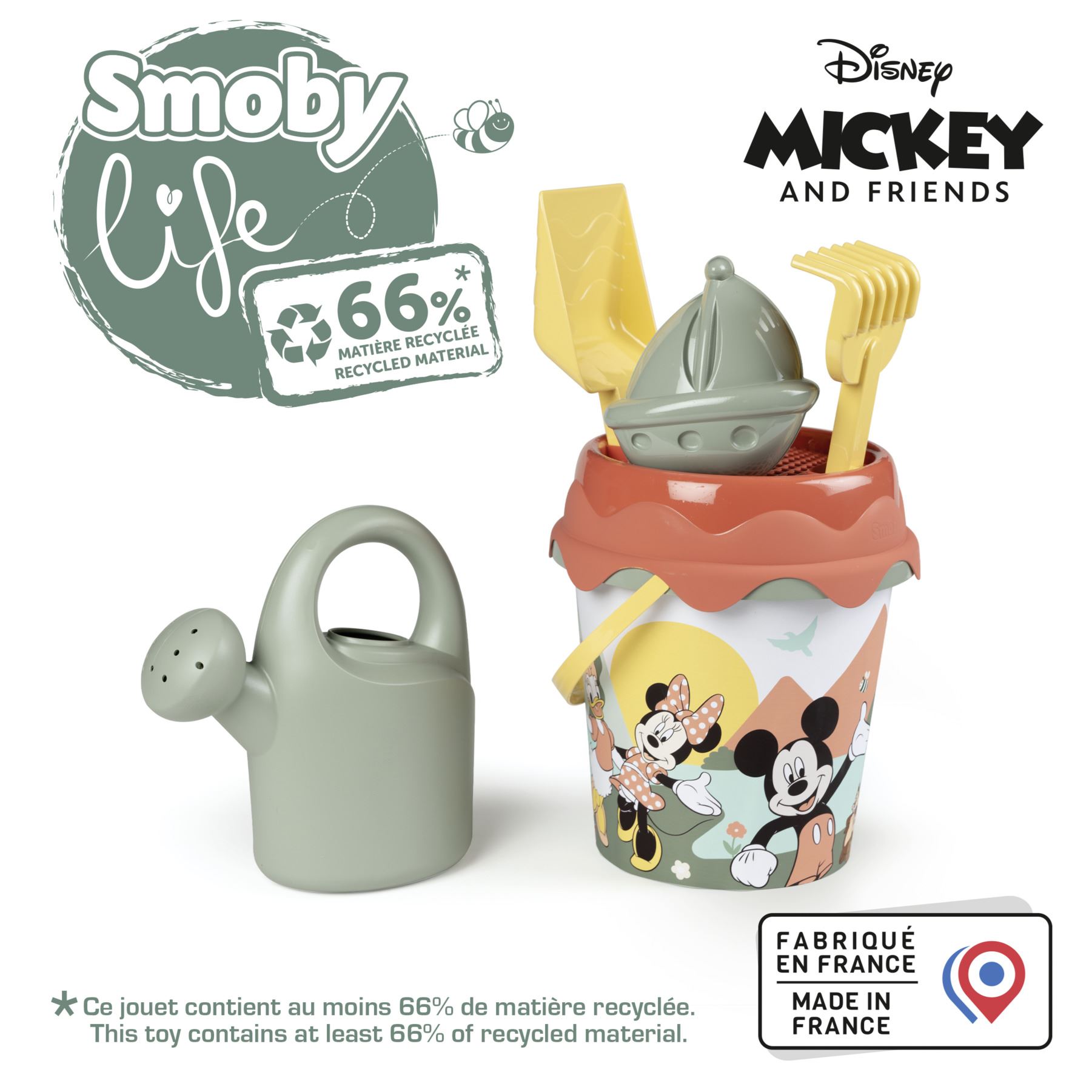 Mickey - Seau Garni Green 7600862138 - Jeux de sable - Jouets sable et eau - Catégories Mickey - Seau Garni Green 7600862138 - Jeux de sable - Jouets sable et eau - Catégories