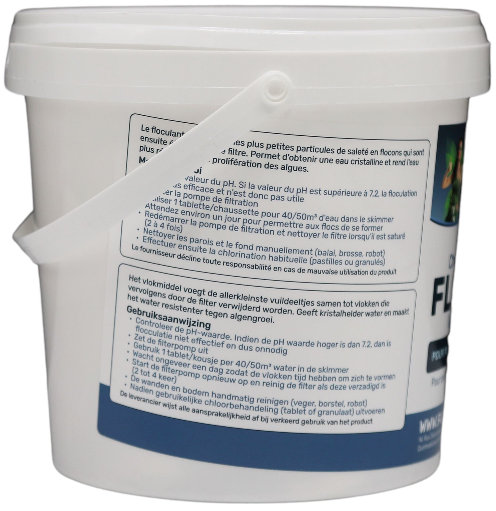 Famiflora Floc-Cart vlokmiddel kousjes 1L - 8x (5x25gr)