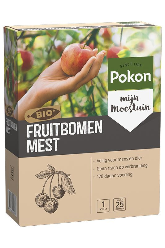 Pokon meststof voor fruitbomen - 1 kg - voor 10m² - bio