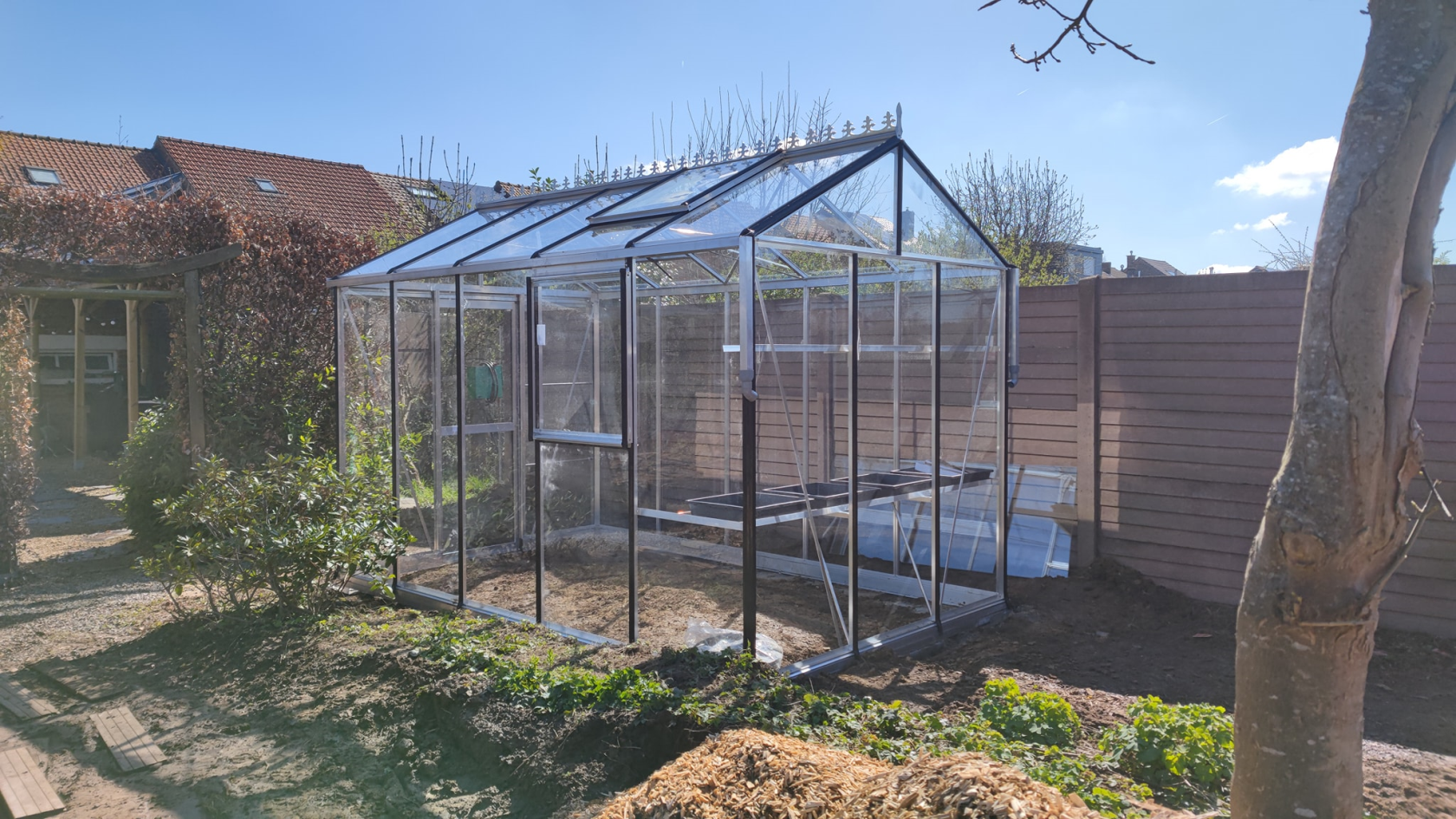 Filclair Flexi serre - 2,25 x 3,75m - Aluminium