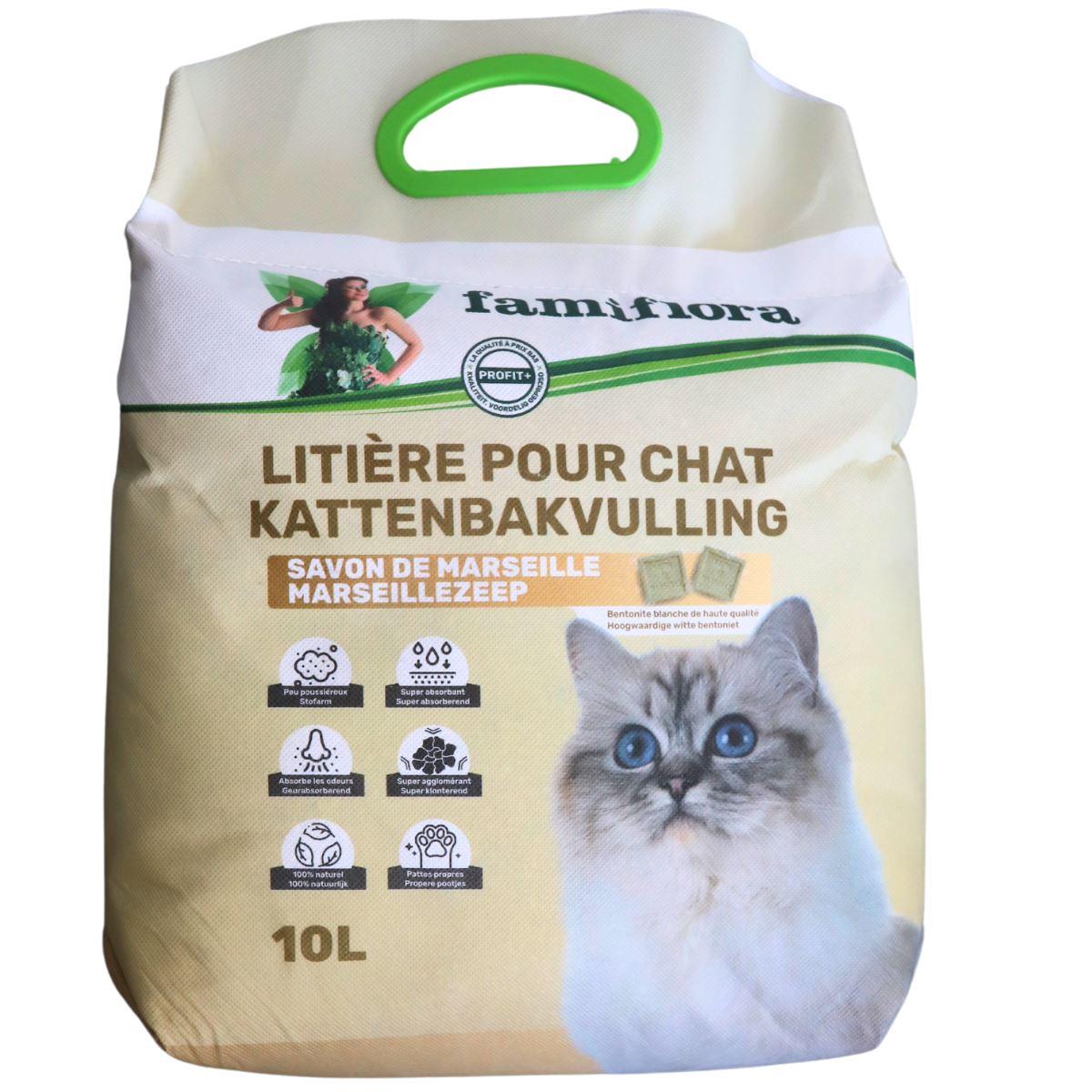 Kattenbakvulling-Marseille-Zeep-10L