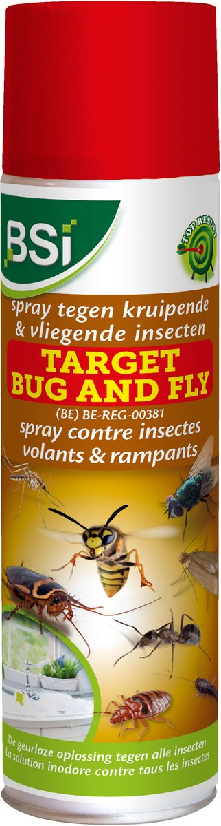 Target Insecticida BSI Target Bug and Fly 500ML - Insecticide en spray contre les insectes ...
