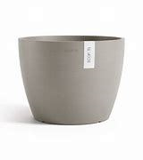 Ecopots flowerpot Stockholm 40 - Round - Taupe - Ø40 x H30 cm