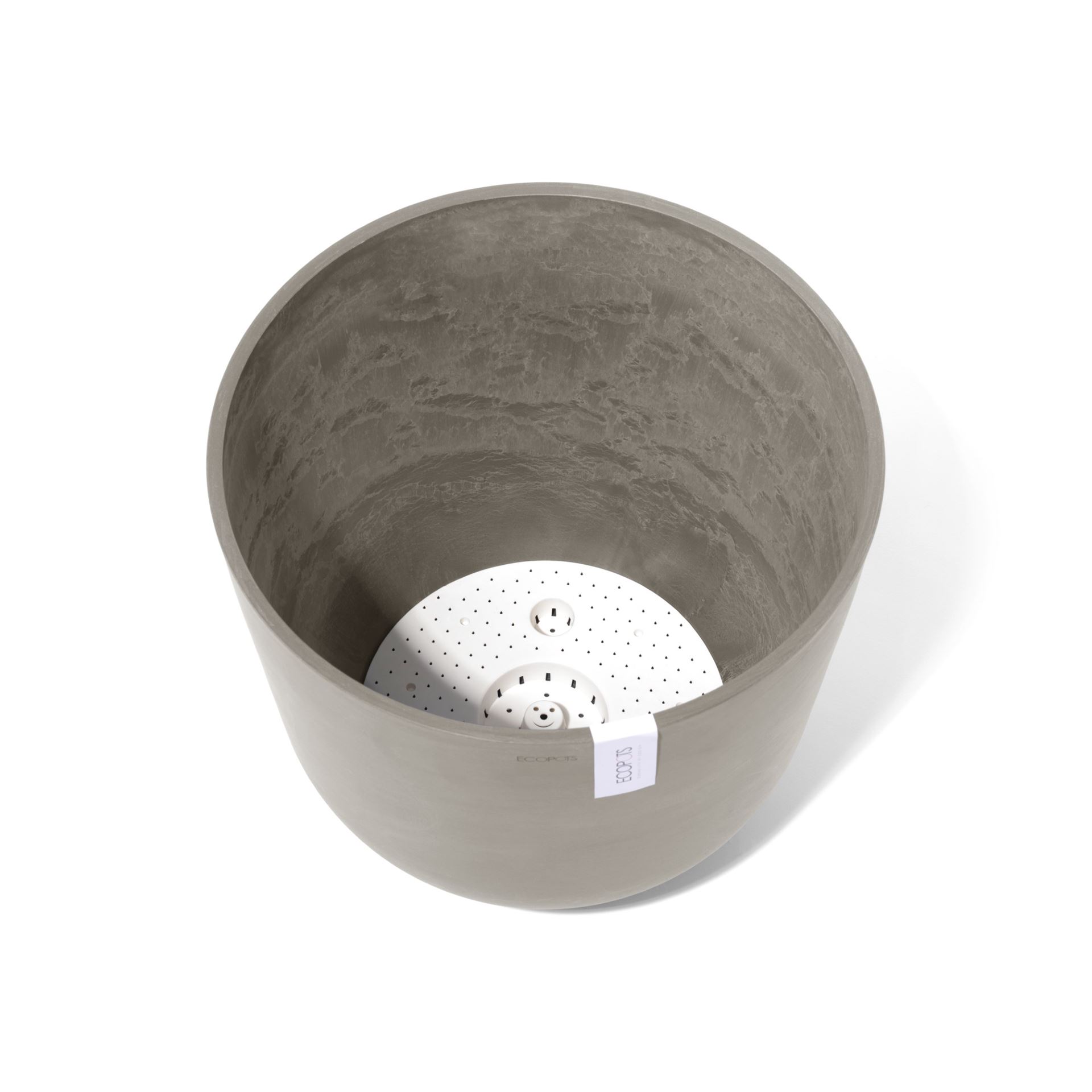 Ecopots-oslo-taupe-45-cm-H39-2-cm-incl-waterreservoir