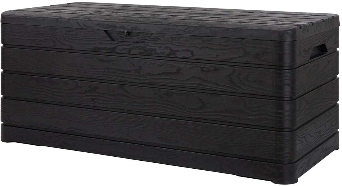 Toomax Dolomiti Cushion Box - 640L - Dark Anthracite - Modern Design - Inside Size 149.5 x 68.4 x 62 cm - Outside Size 152 x 64 x 72 cm