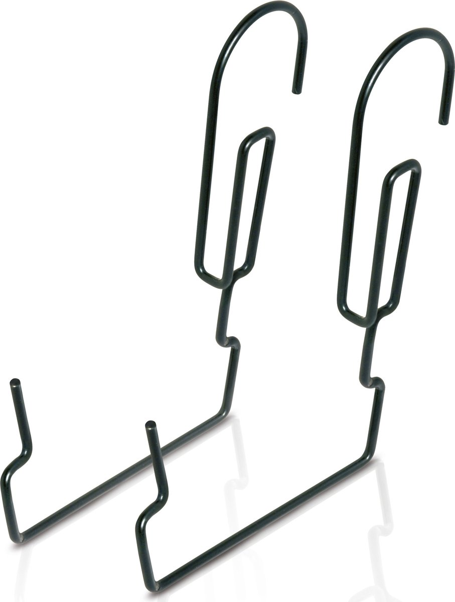 Prosperplast Crochets pour plateau de balcon - Noir