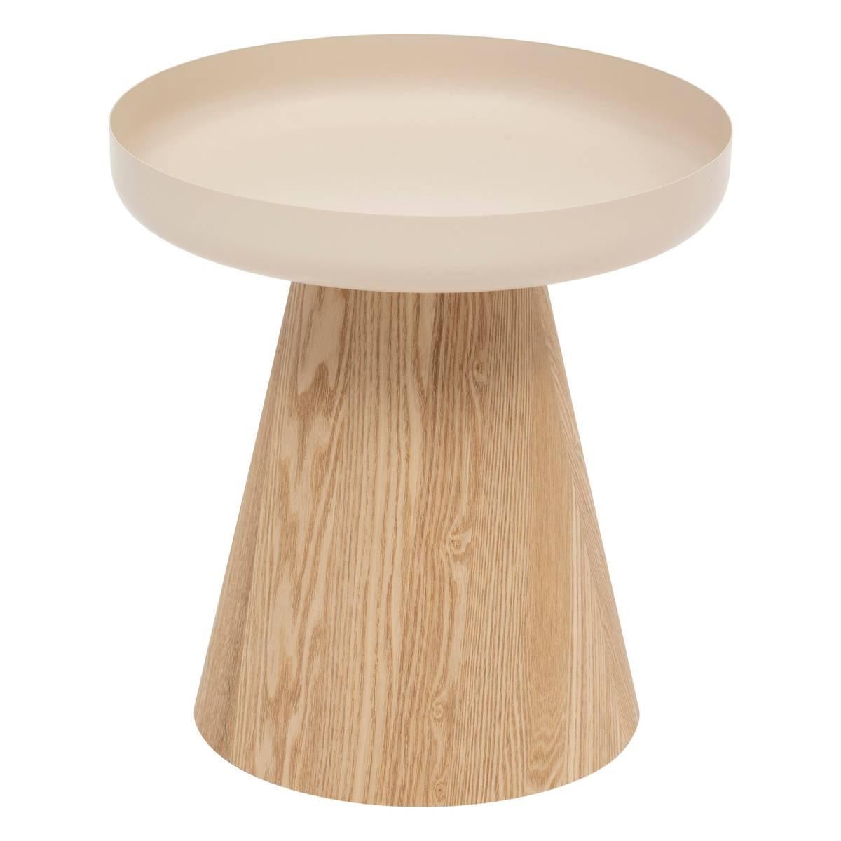 Salontafel-Hercyna-40-cm-in-beige-hout-en-metaal