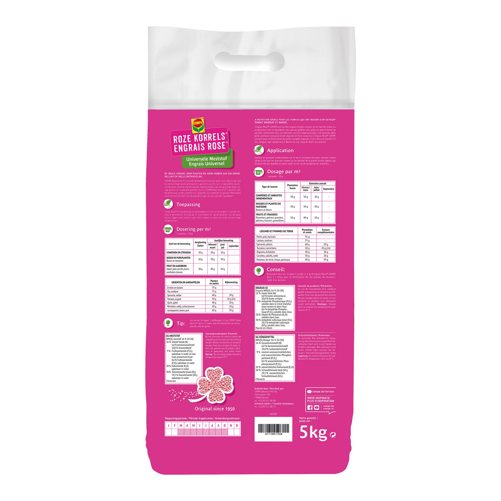 Compo-roze-korrels-5kg