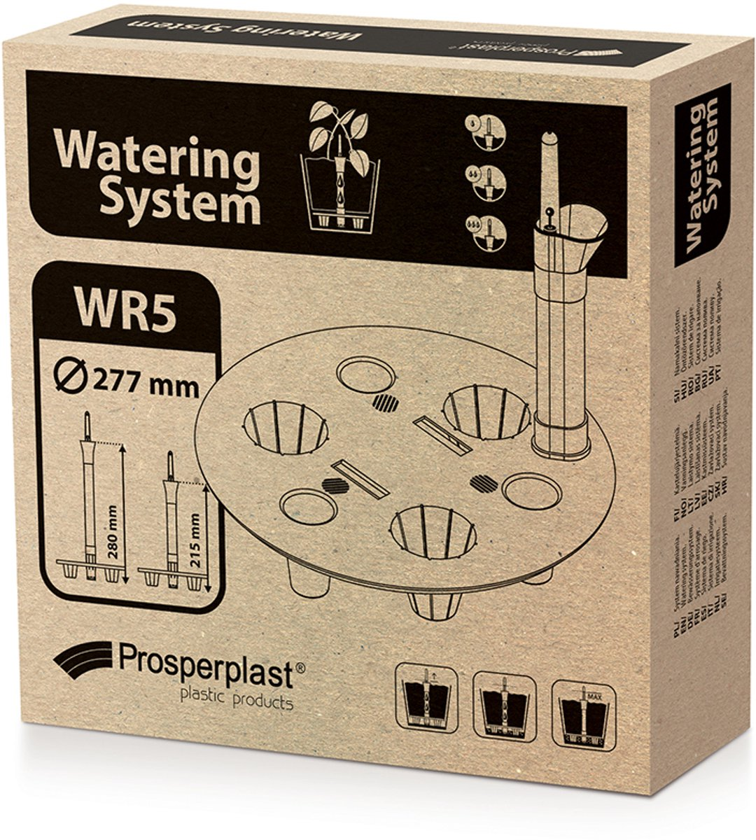 Prosperplast Irrigatiesysteem WR5 - Rond - Ø 27,7 cm - Voor hydrocultuur