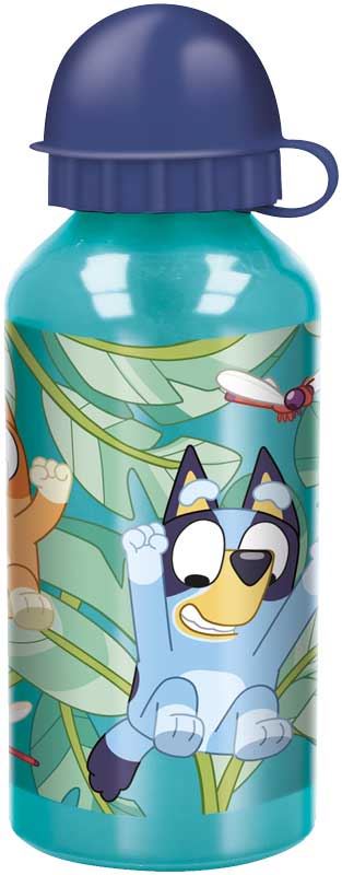 Stor drinkfles Bluey - 400ML - RVS drinkfles met afsluitbare dop - lekvrij