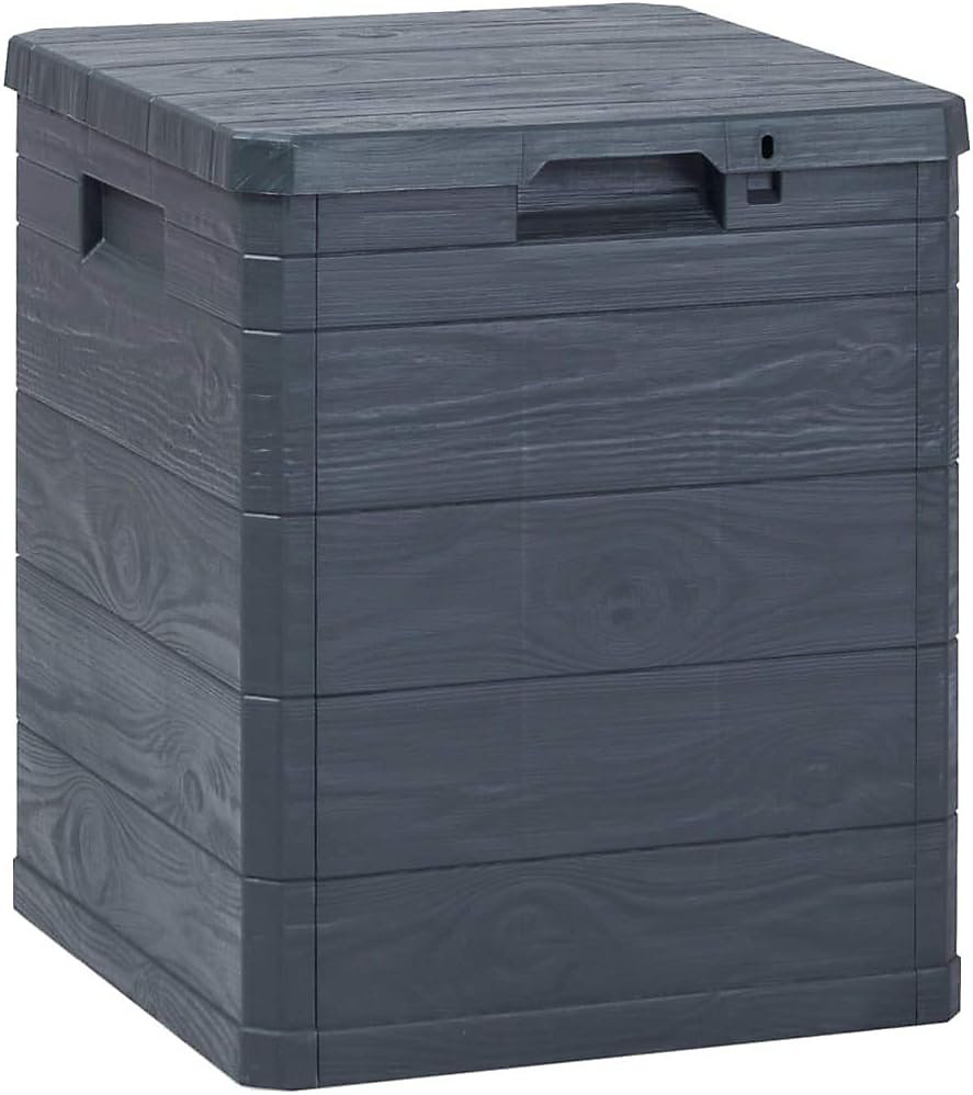 Toomax Woody's Compact Box - 90L - Dark Anthracite - Plastic - Inside dimensions 37 x 35.5 x 47 cm - Outside dimensions 42 x 50 x 44 cm